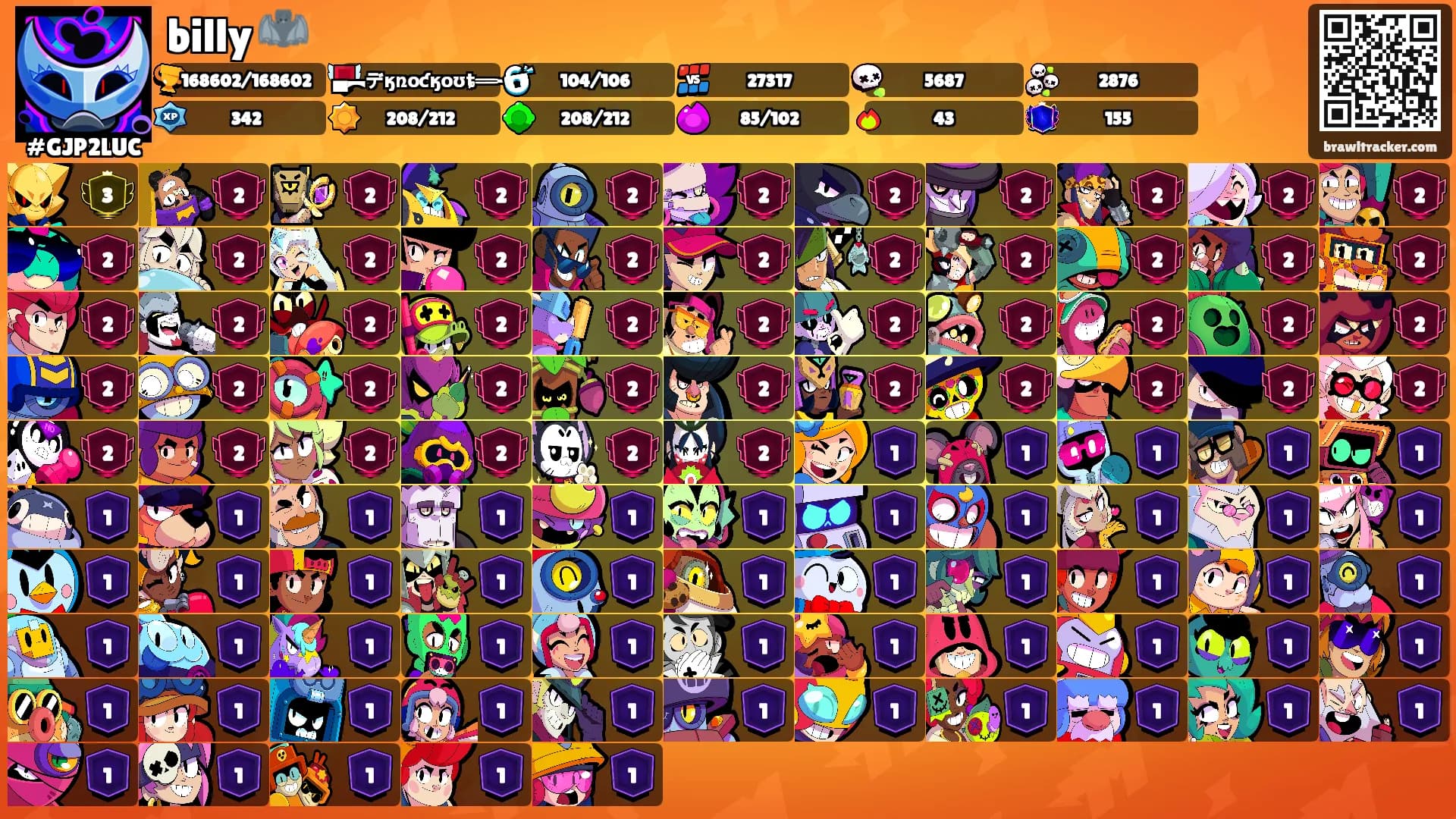 billy 🦇's Ranks