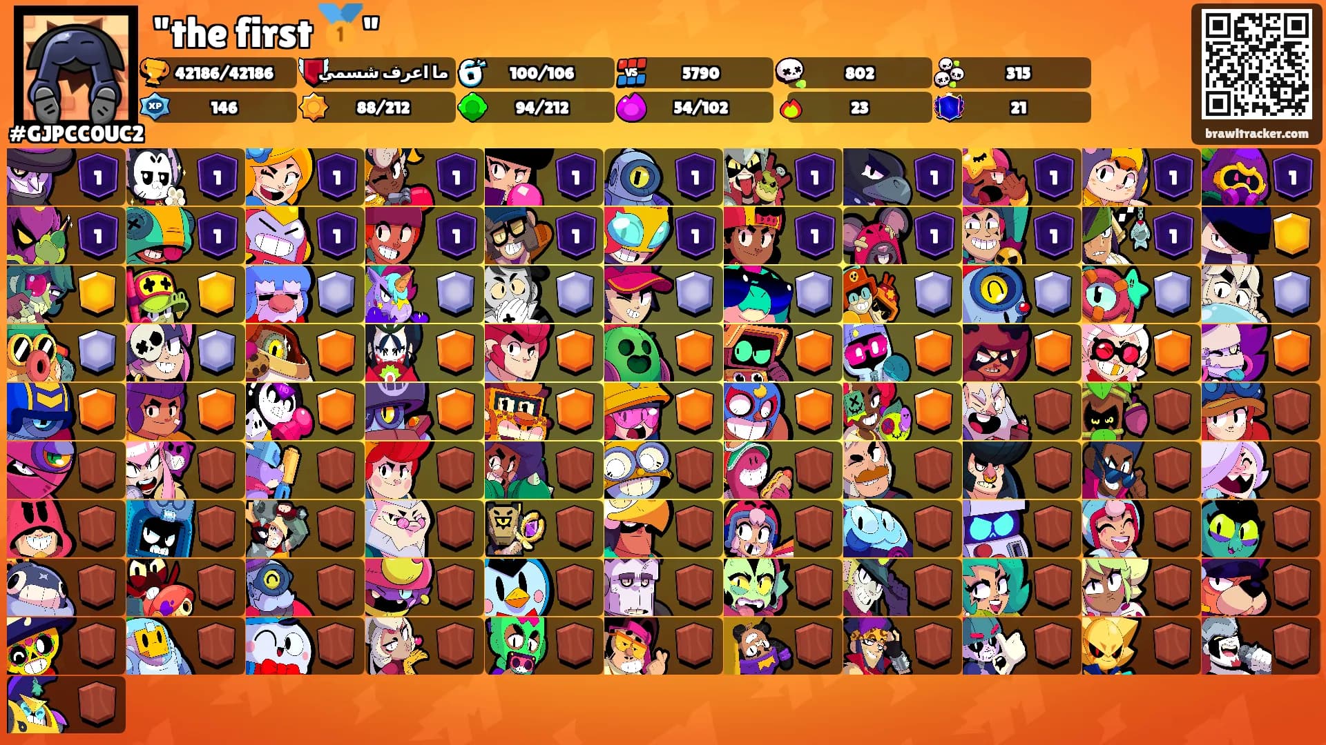 "the first 🥇"'s Ranks