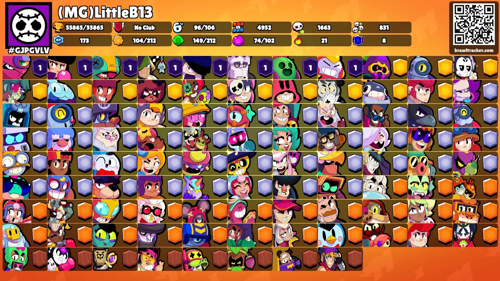 (MG)LittleB13's Ranks