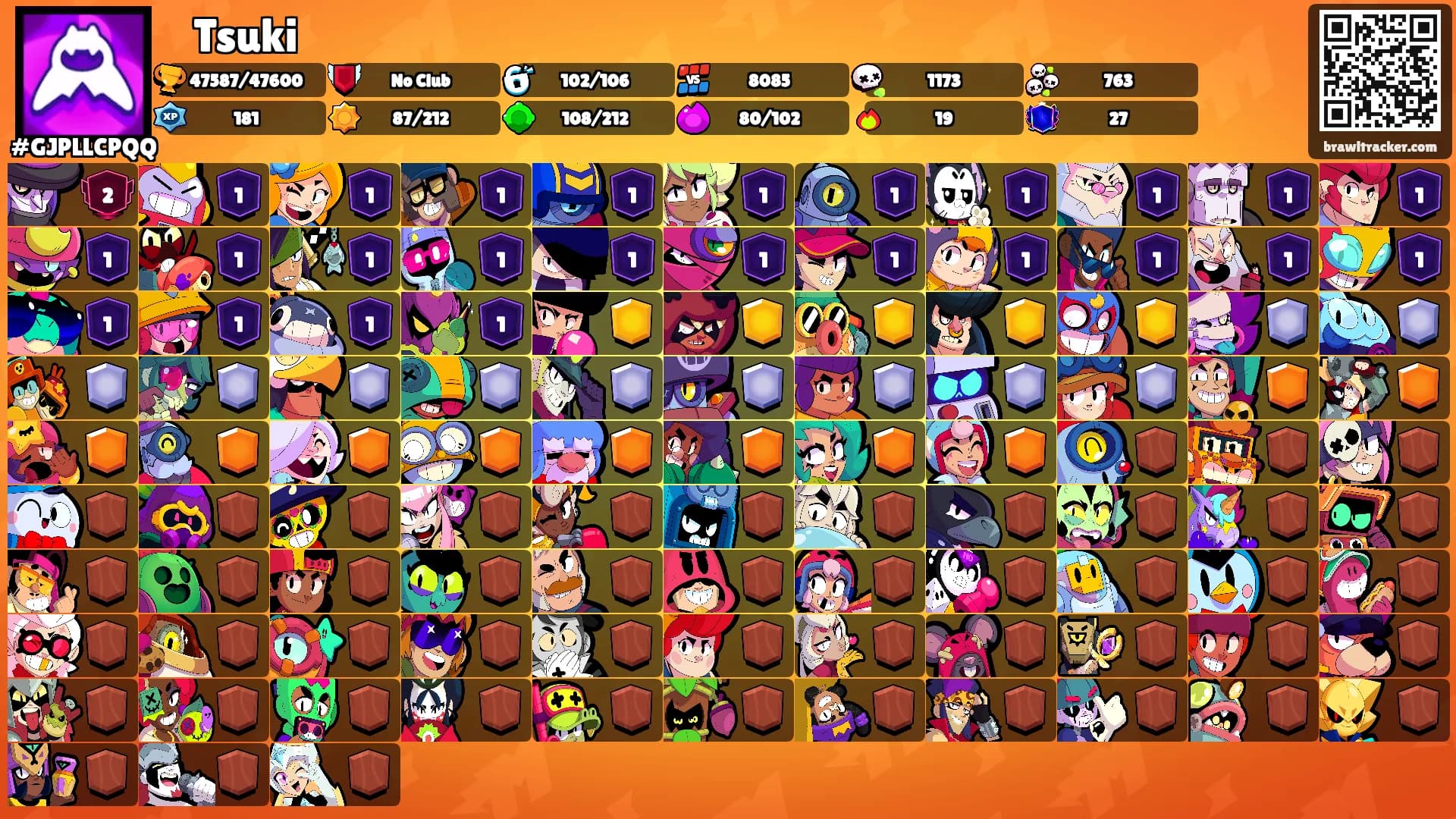 ꫟᭄ꨄTsuki's Ranks