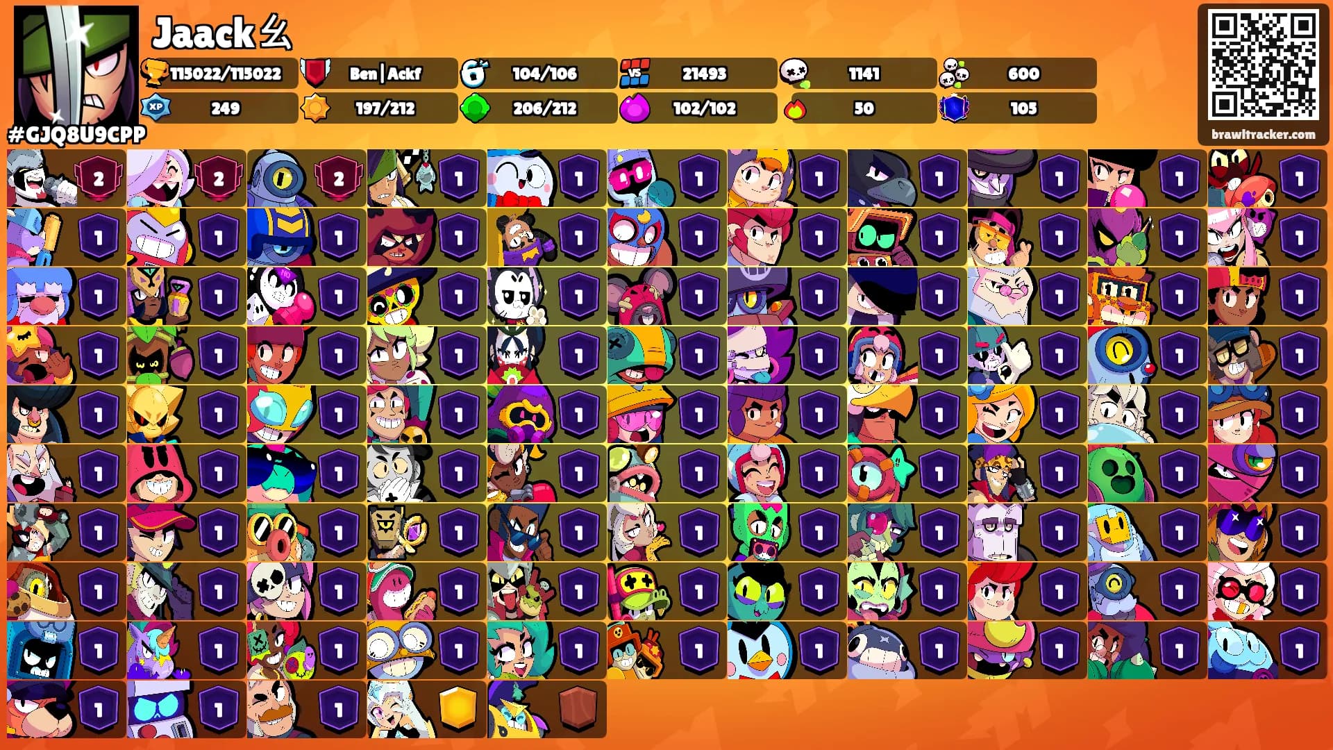 Jaackㄠ's Ranks