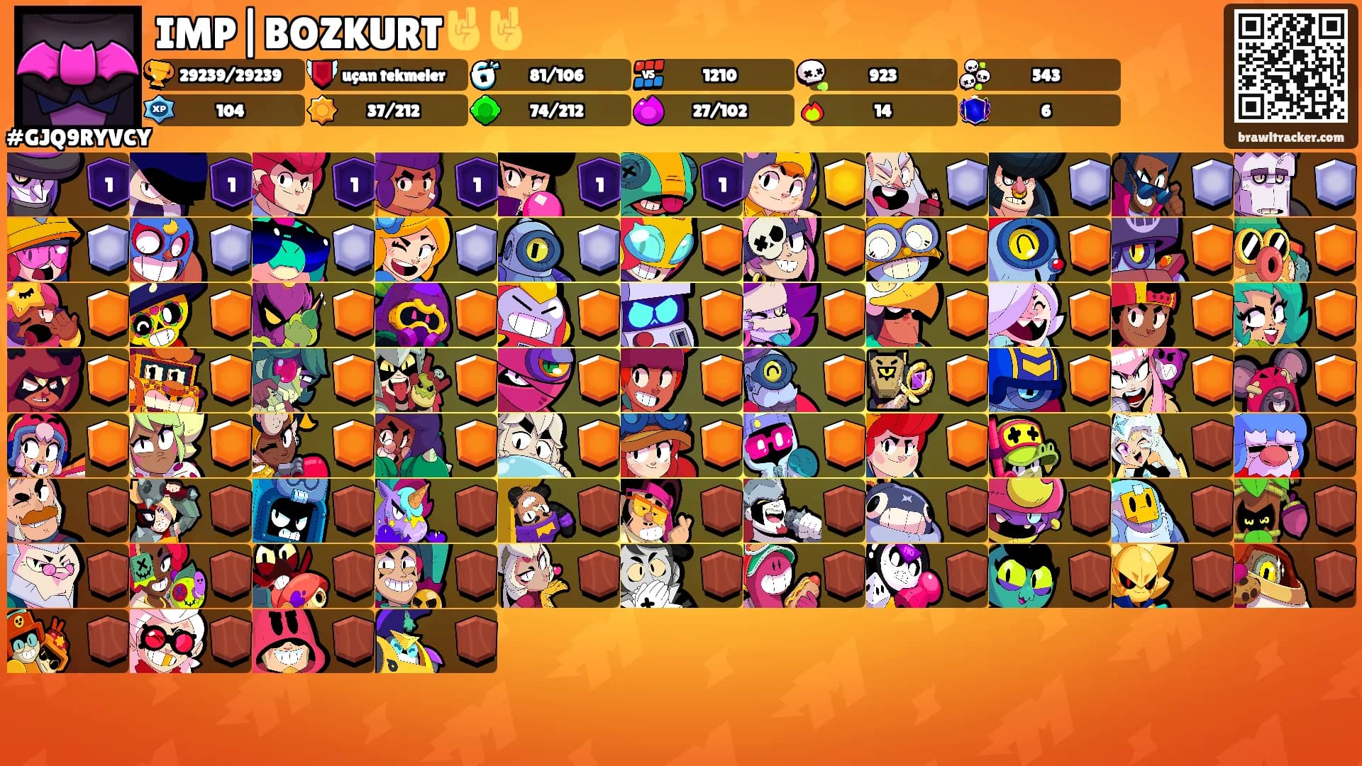 IMP|BOZKURT🤘🤘's Ranks