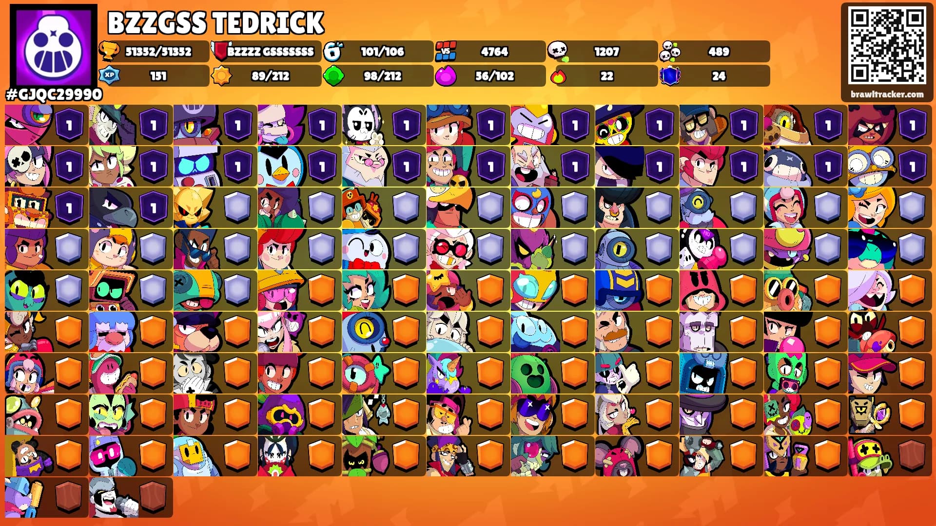 BZZGSS TEDRICK's Ranks