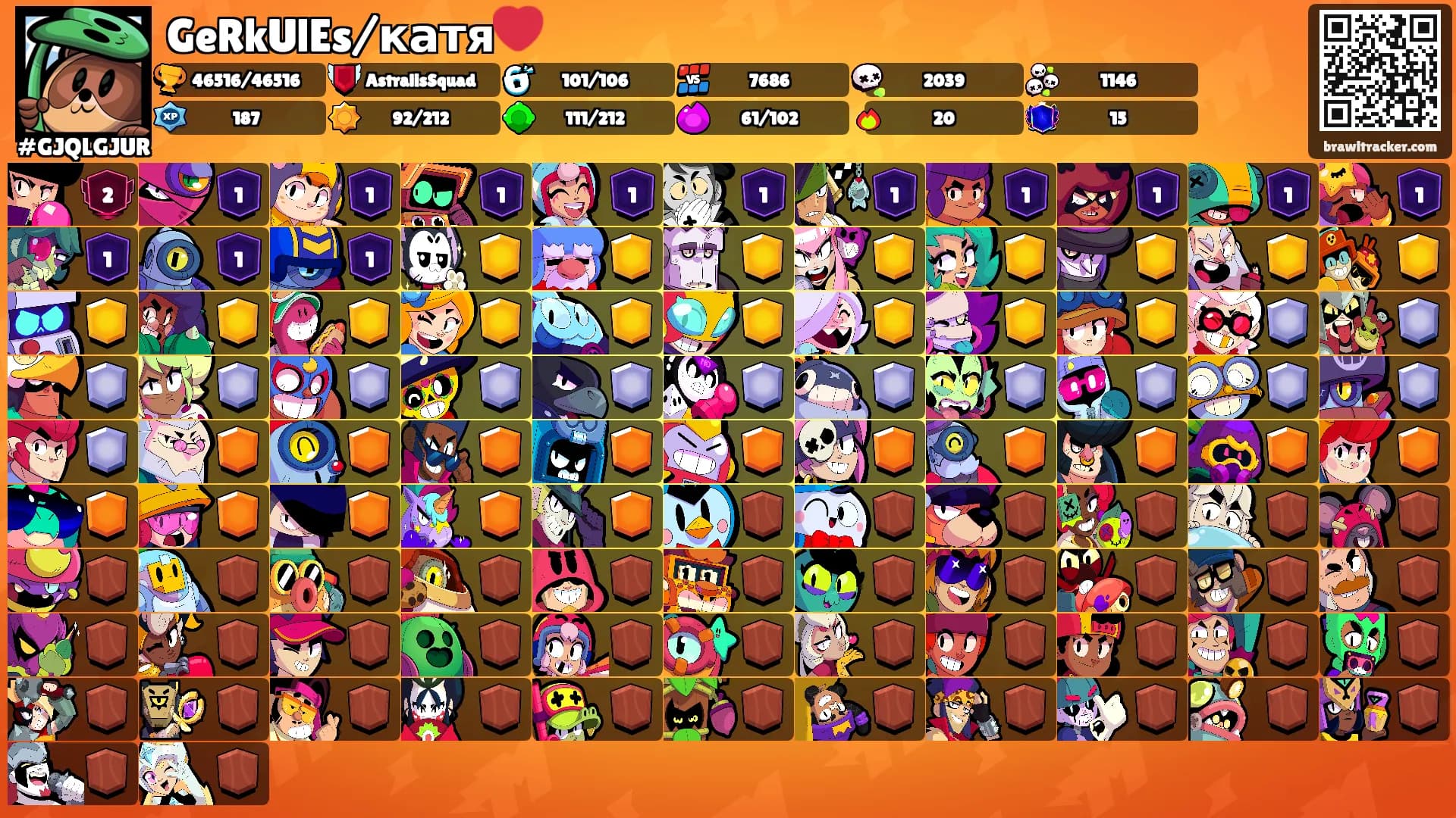 GeRkUlEs/катя❤️'s Ranks