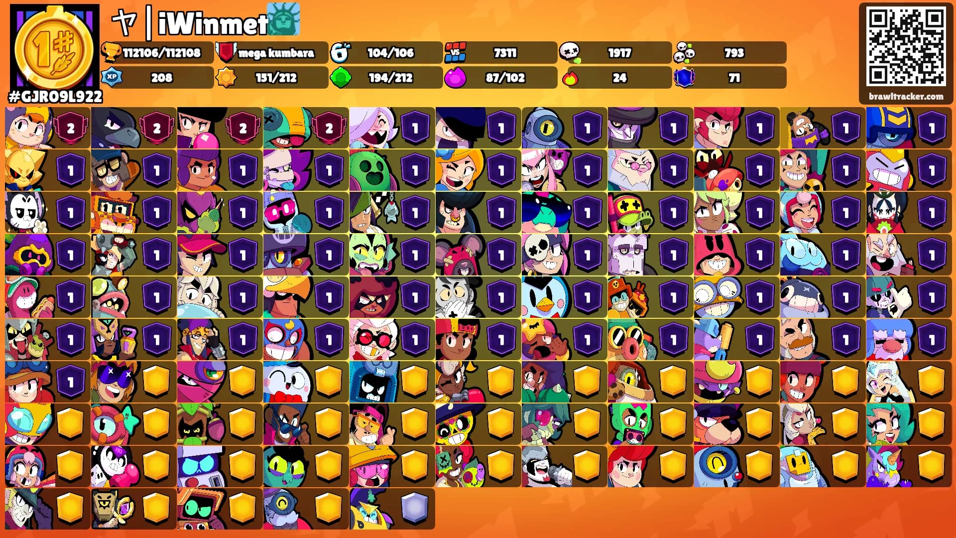 ヤ|iWinmet🗽's Ranks
