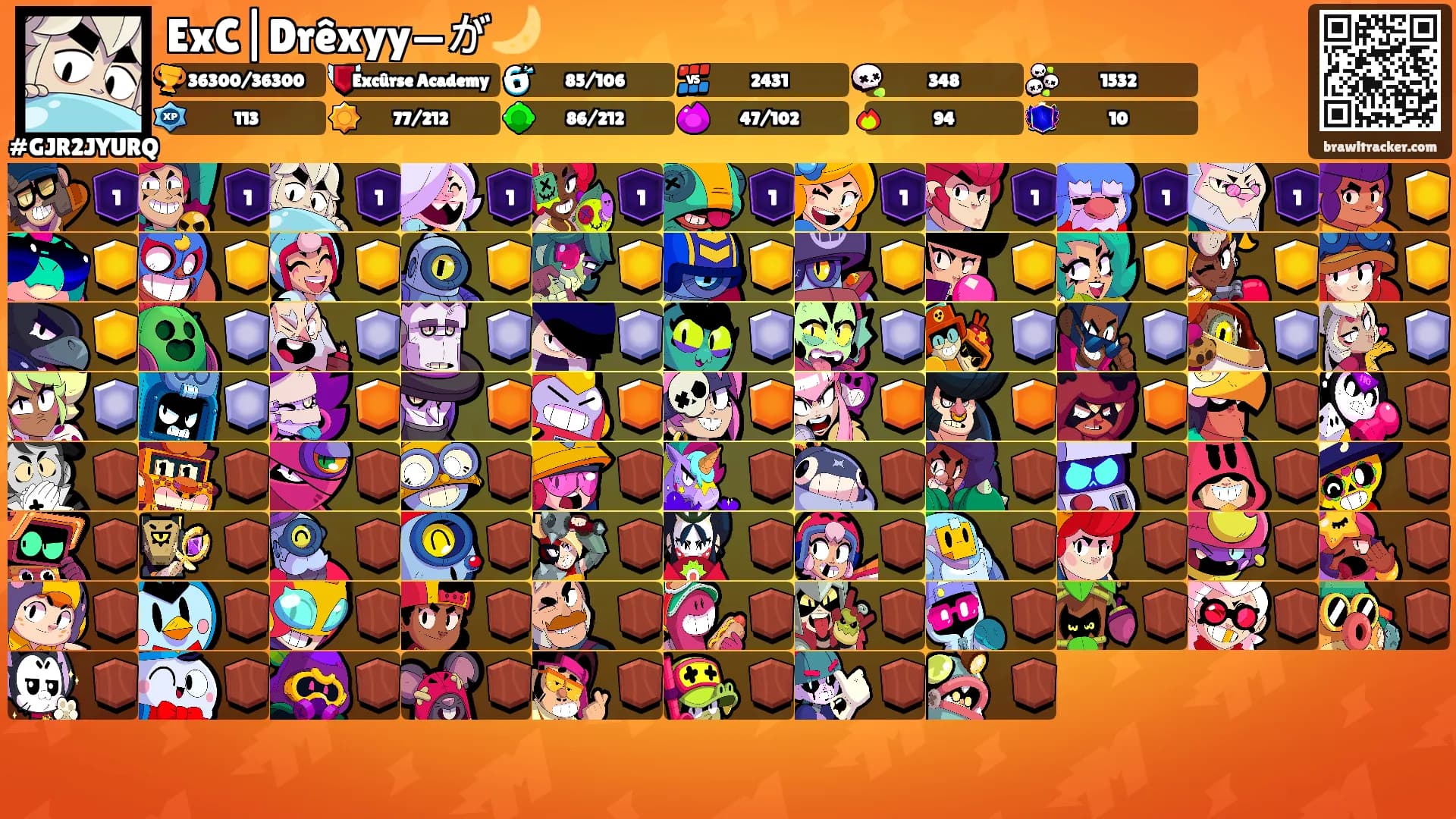 ExC|Drêxyy—が🌙's Ranks
