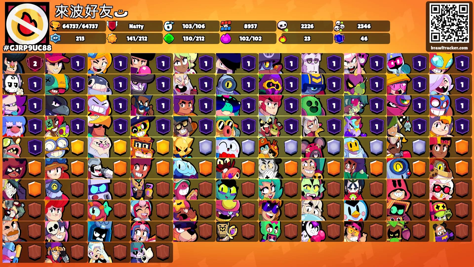 來波好友ت's Ranks