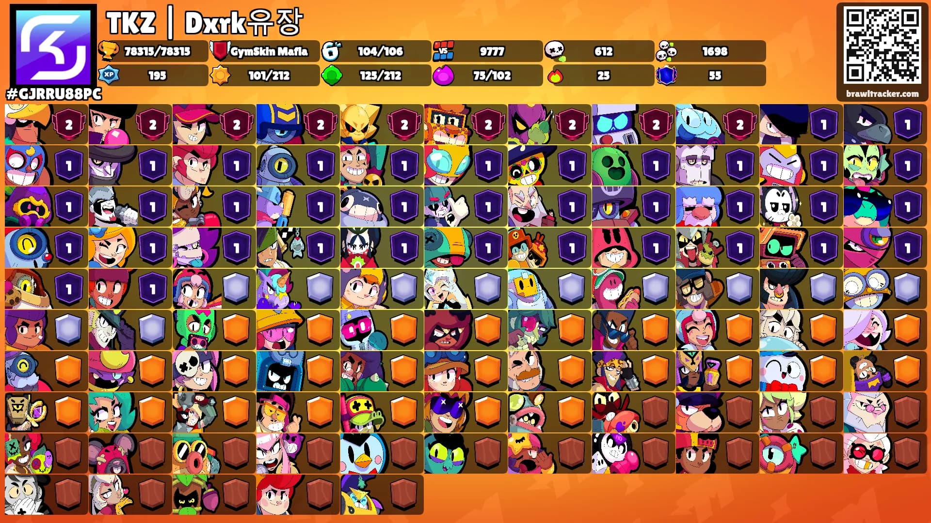 TKZ | Dxrk유장's Ranks