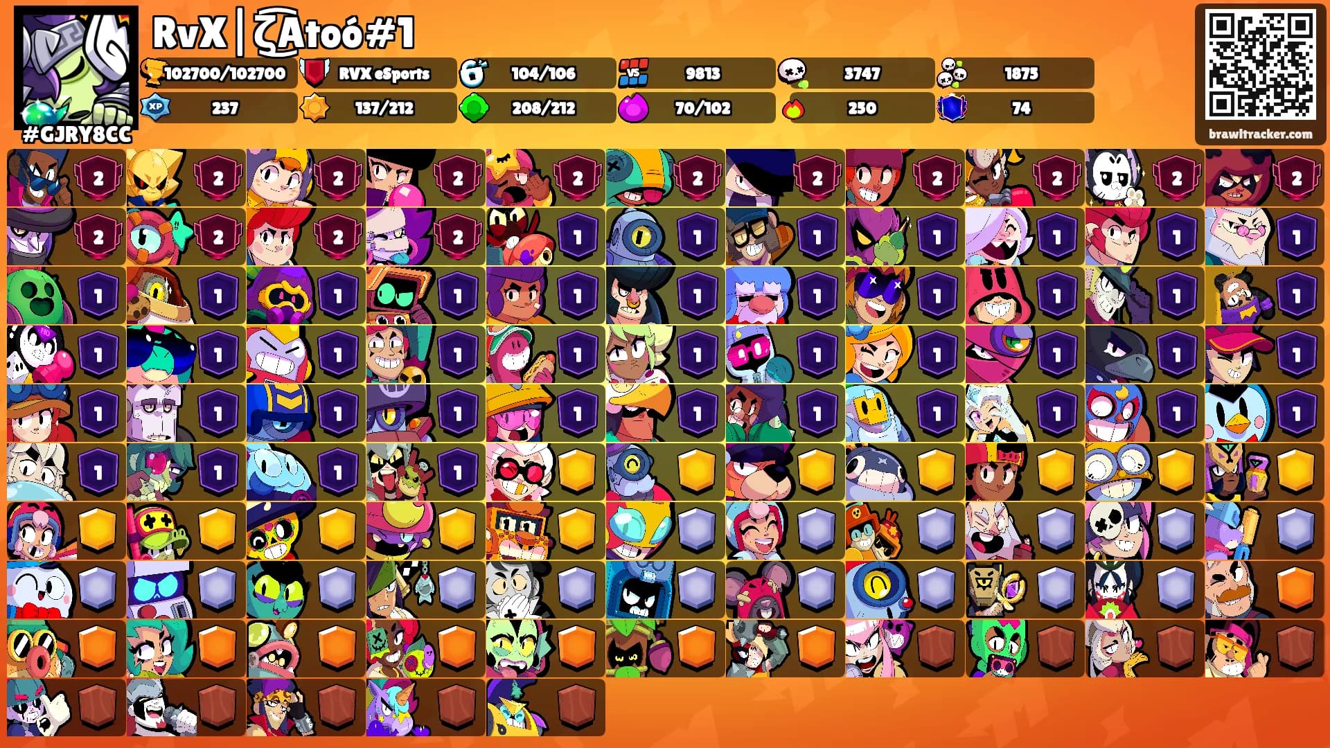 RvX|ζ͜͡Atoó#1's Ranks