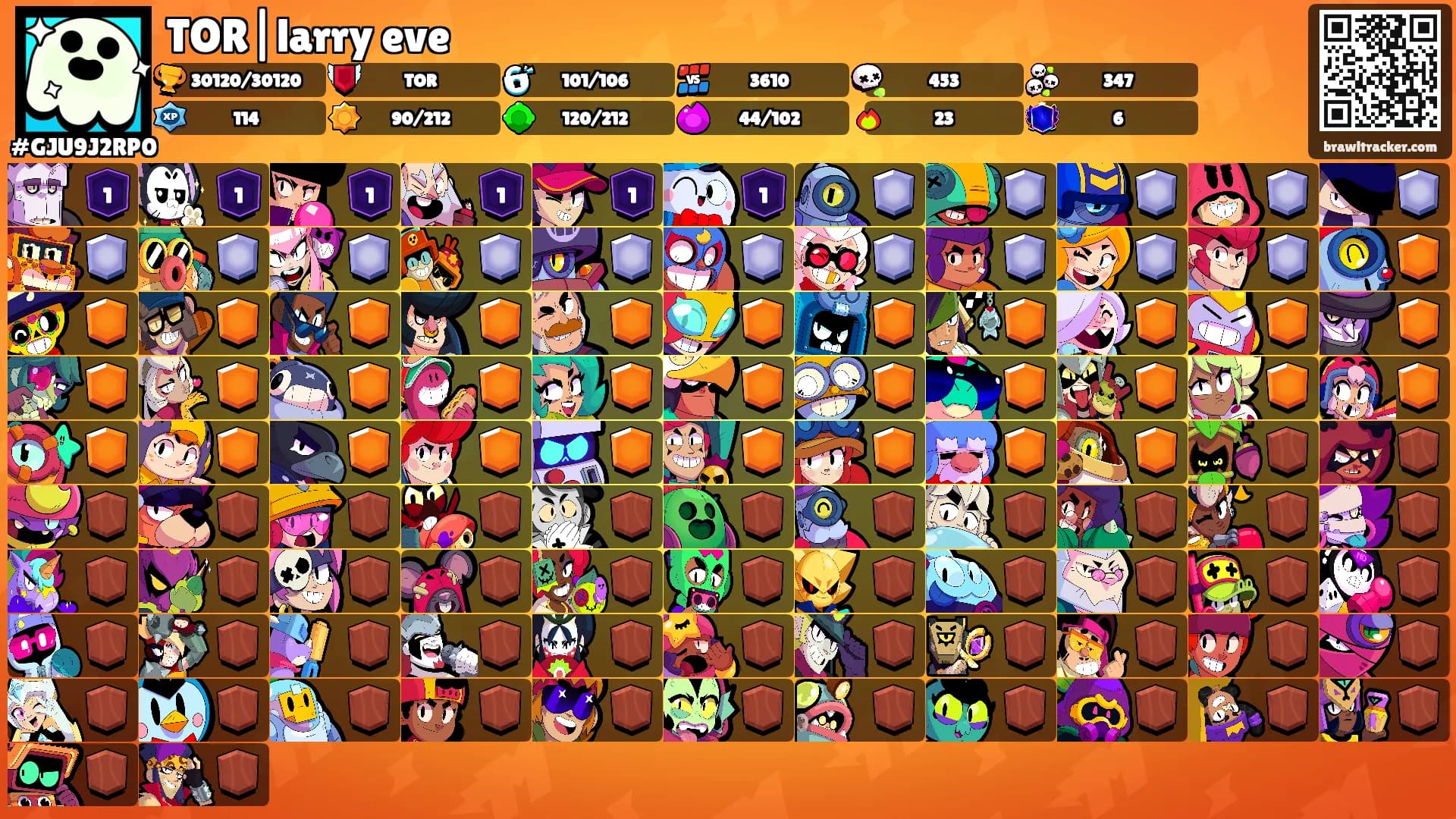 TOR|larry eve's Ranks