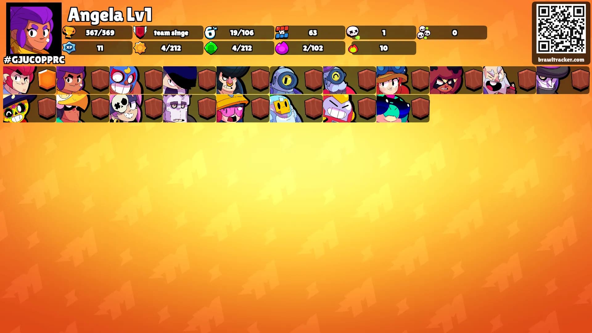 Angela Lv1's Ranks