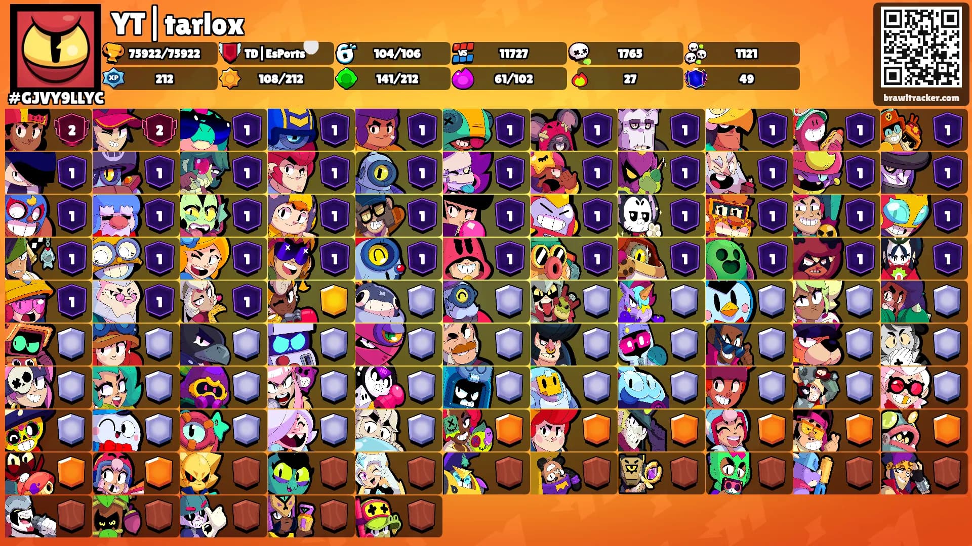 YT|tarlox's Ranks