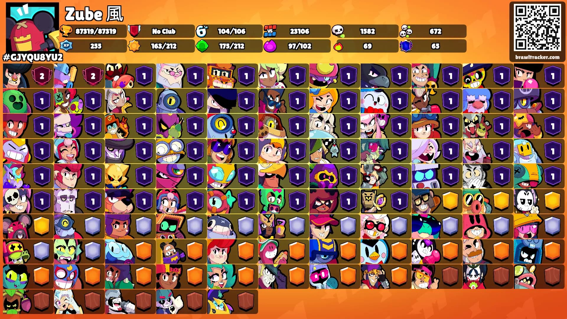 Zube 風's Ranks