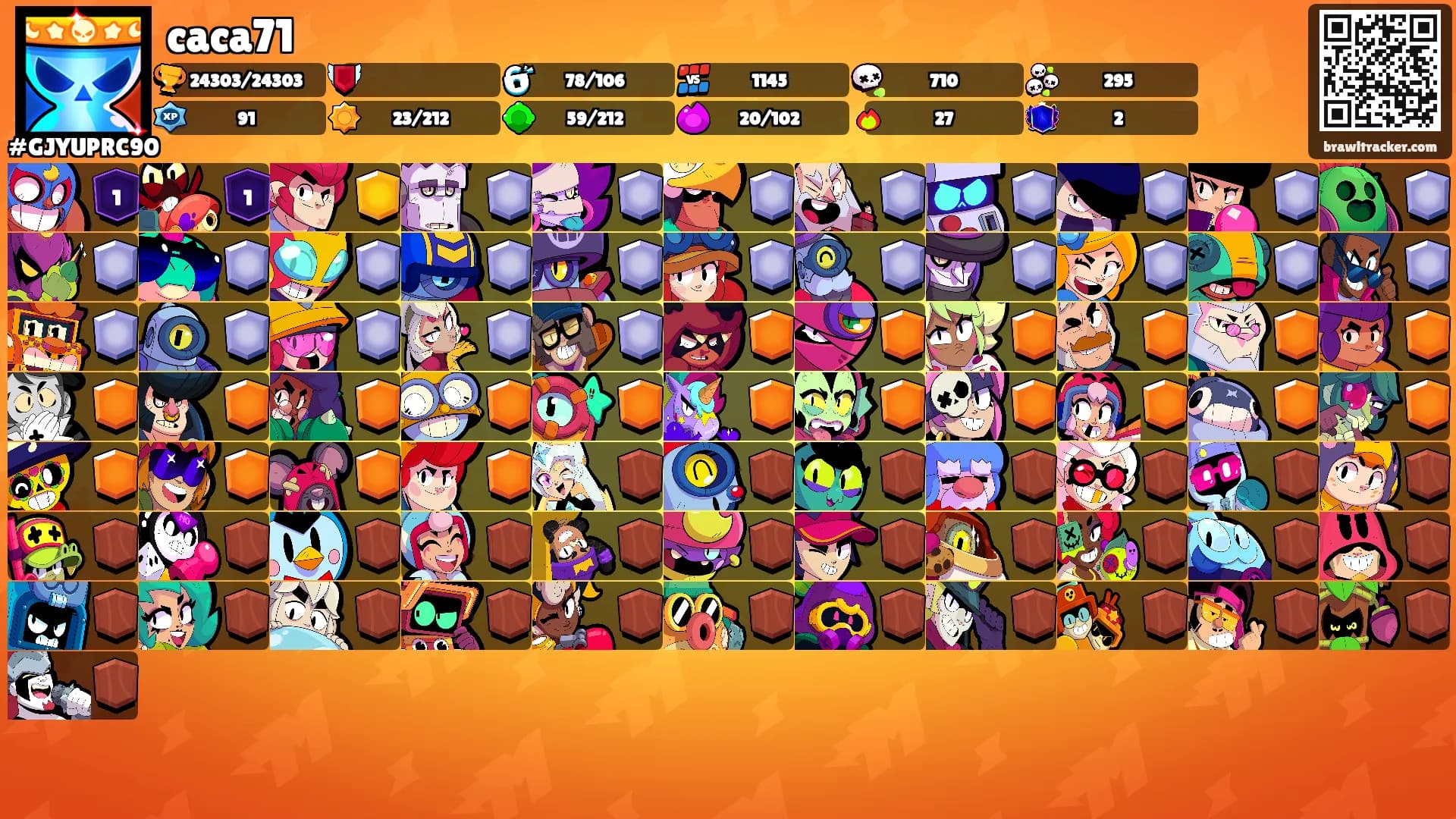 caca71's Ranks