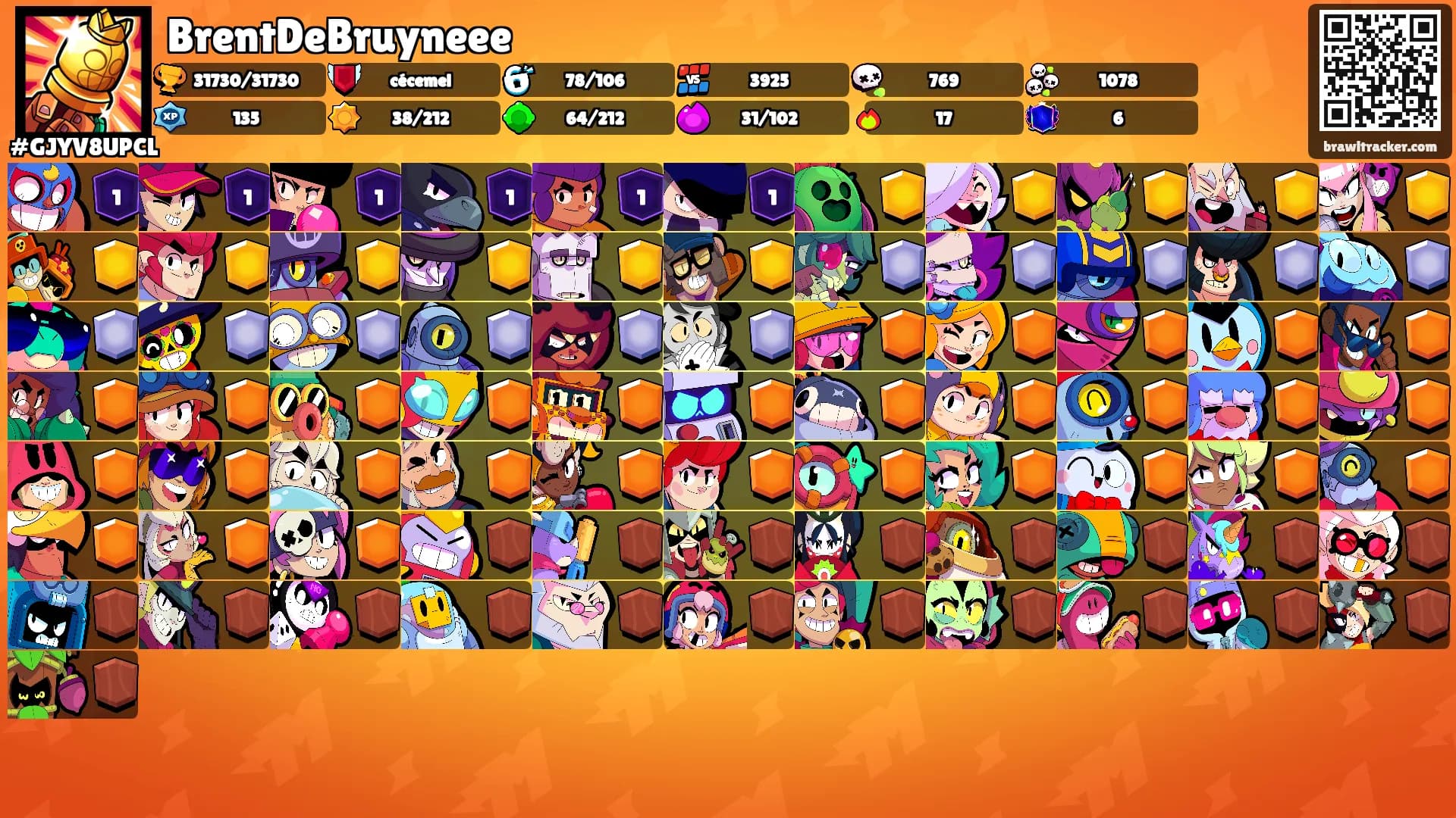 BrentDeBruyneee's Ranks