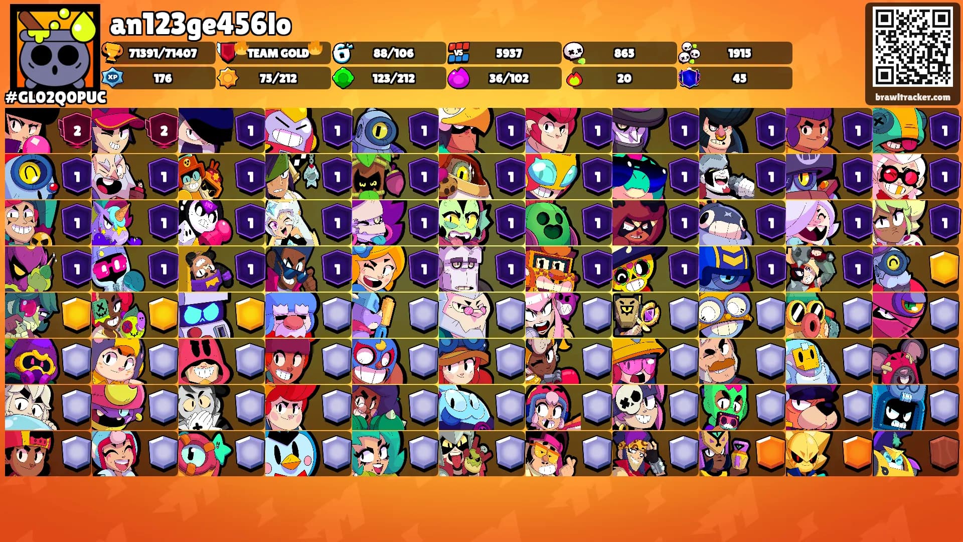 an123ge456lo's Ranks