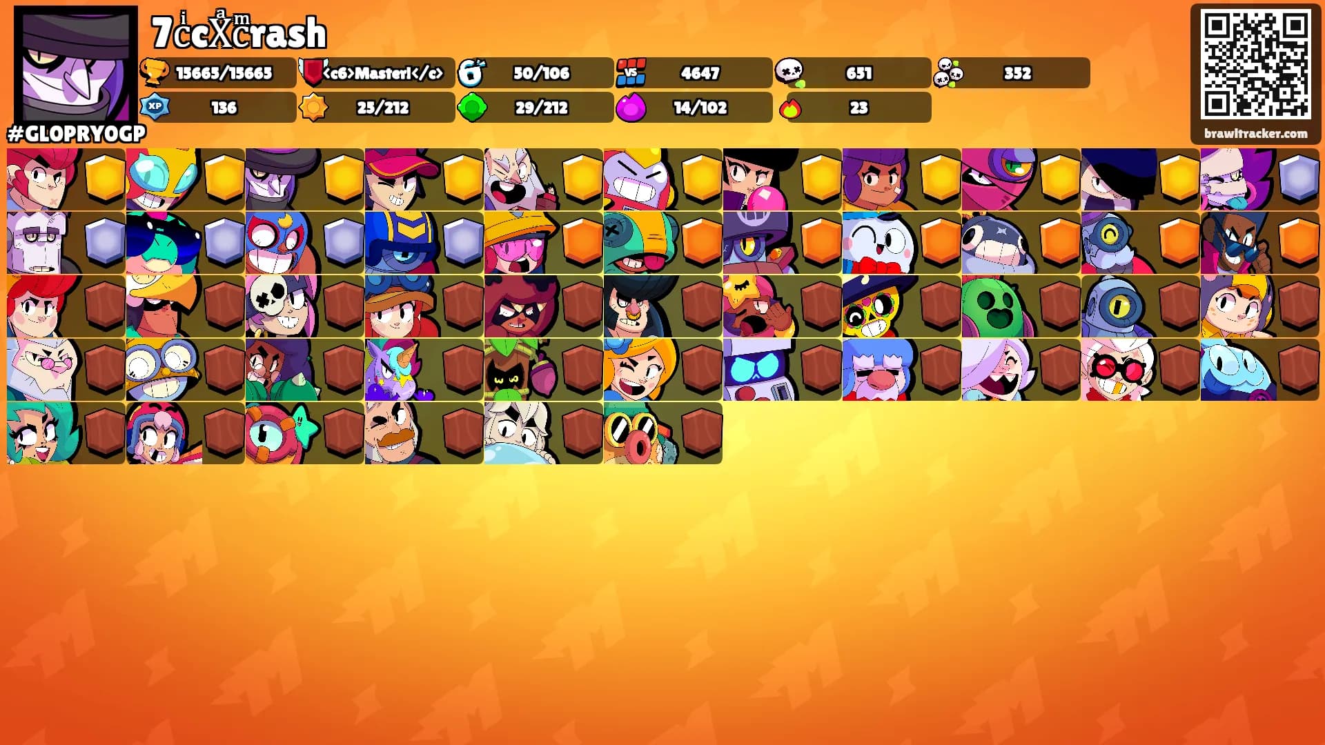 7cͥcXͣcͫrash's Ranks