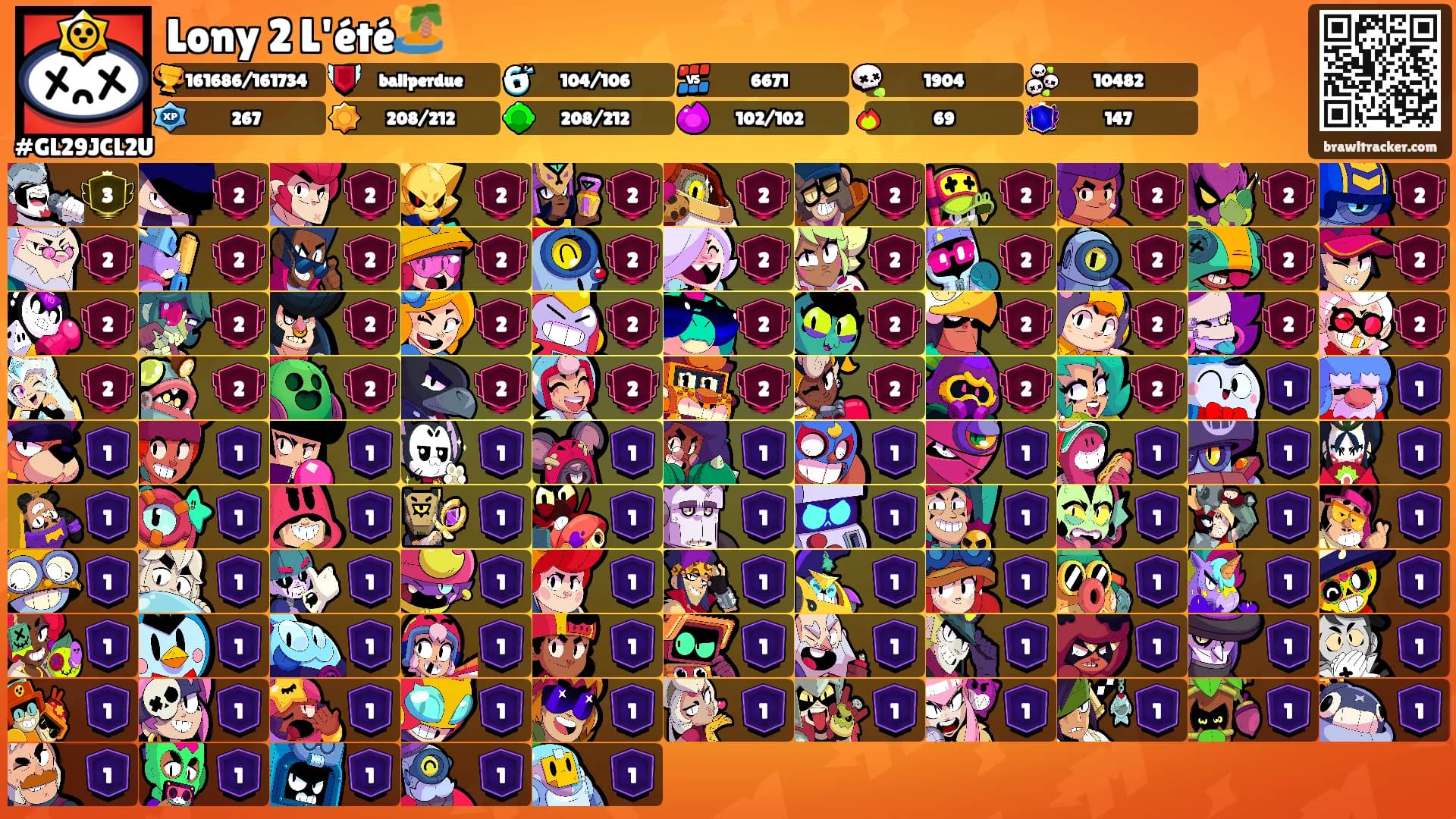 Lony 2 L'été🏝️'s Ranks