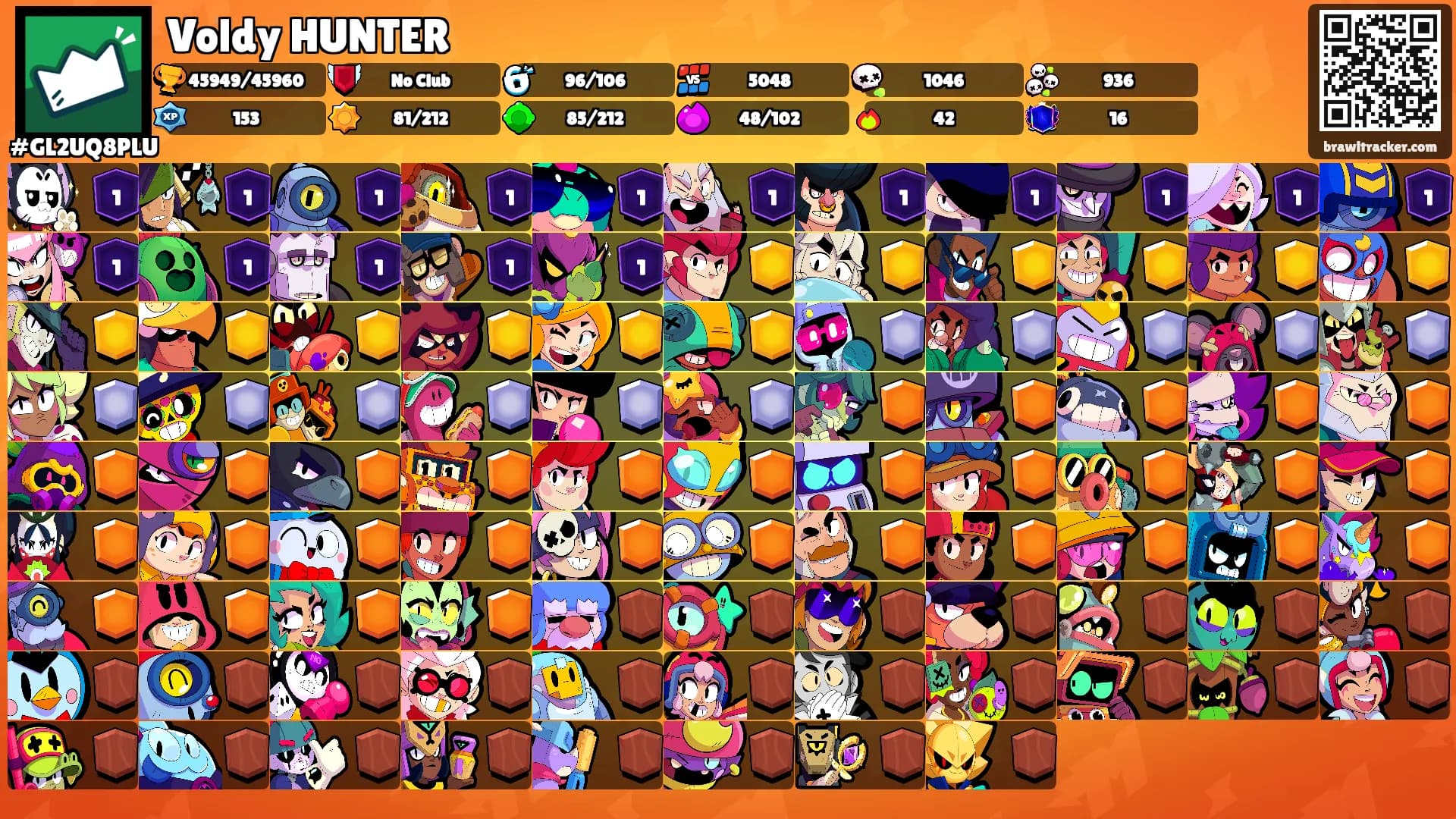 Voldy HUNTER's Ranks