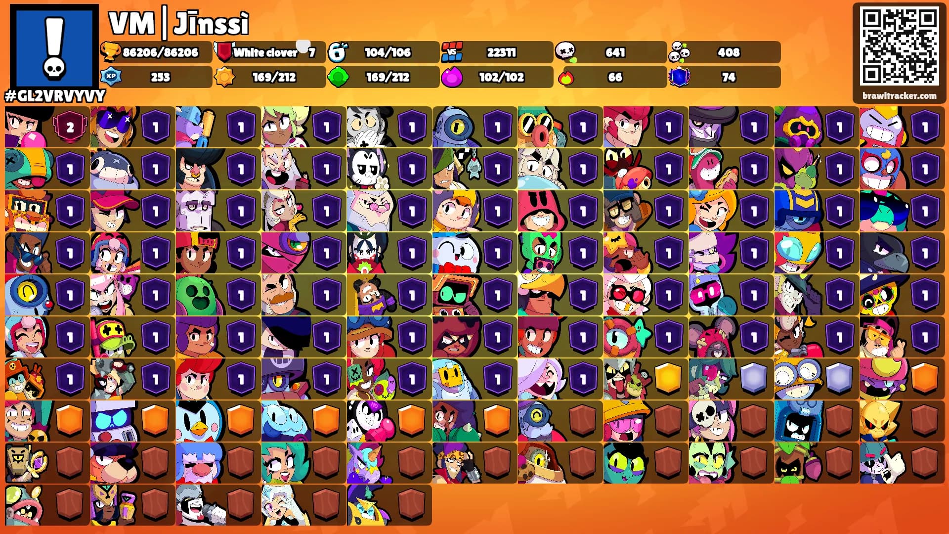 VM|Jīnssì's Ranks