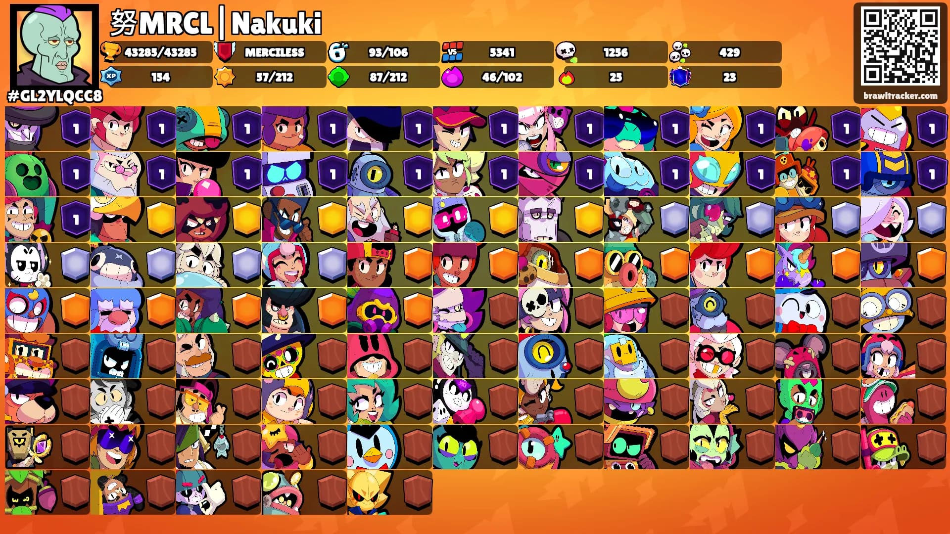 努MRCL|Nakuki's Ranks