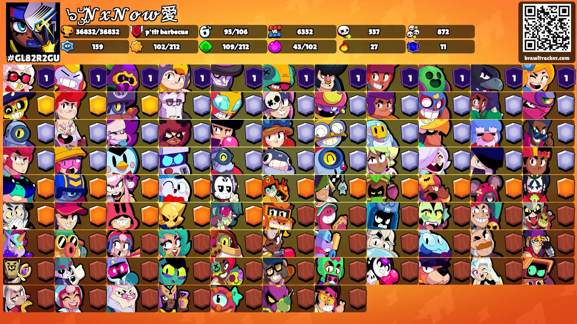 ๖ۣۜ 𝓝𝔁𝓝𝓸𝔀愛's Ranks
