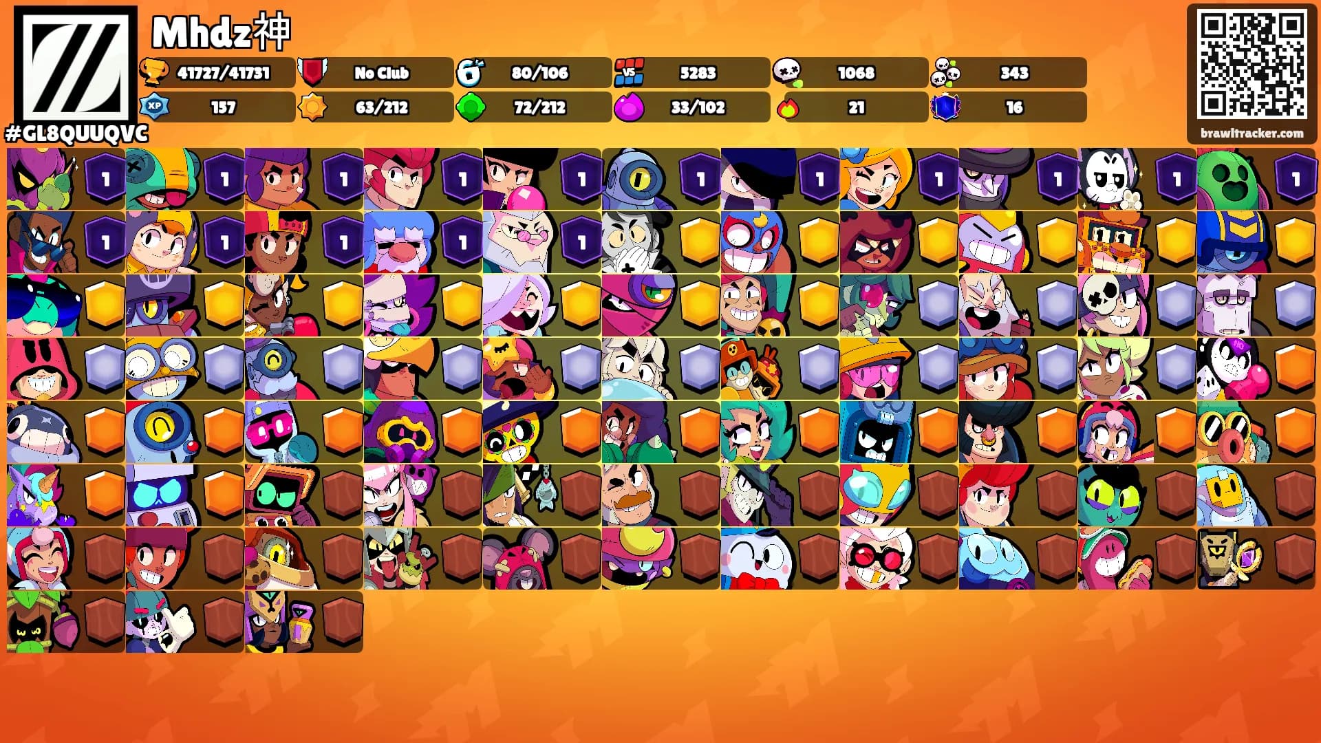 Mhdz神's Ranks