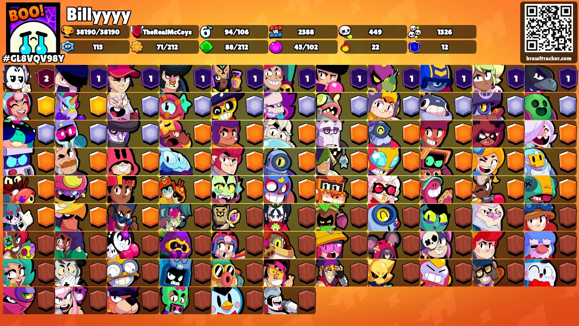 Billyyyy's Ranks