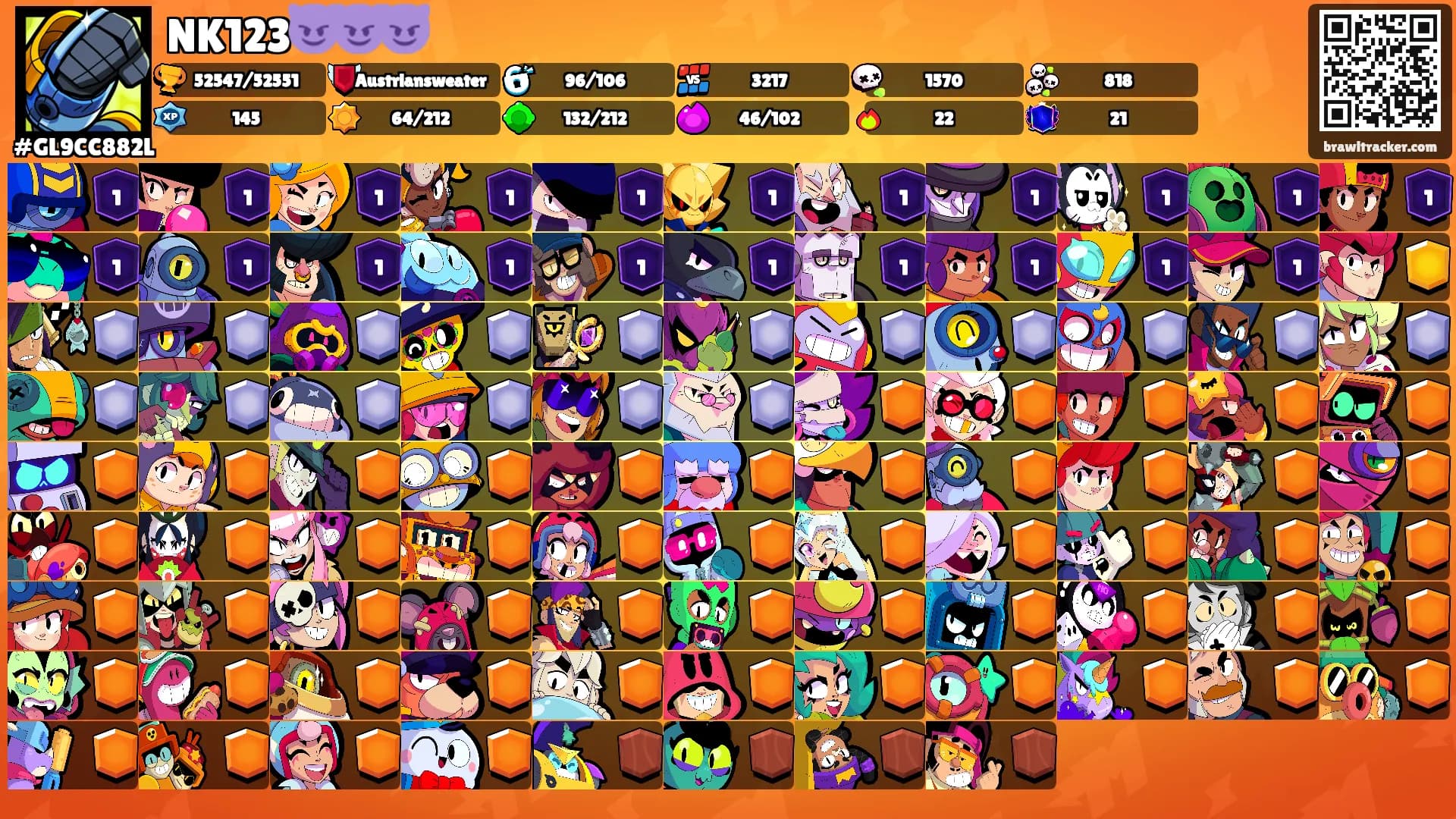 NK123😈😈😈's Ranks
