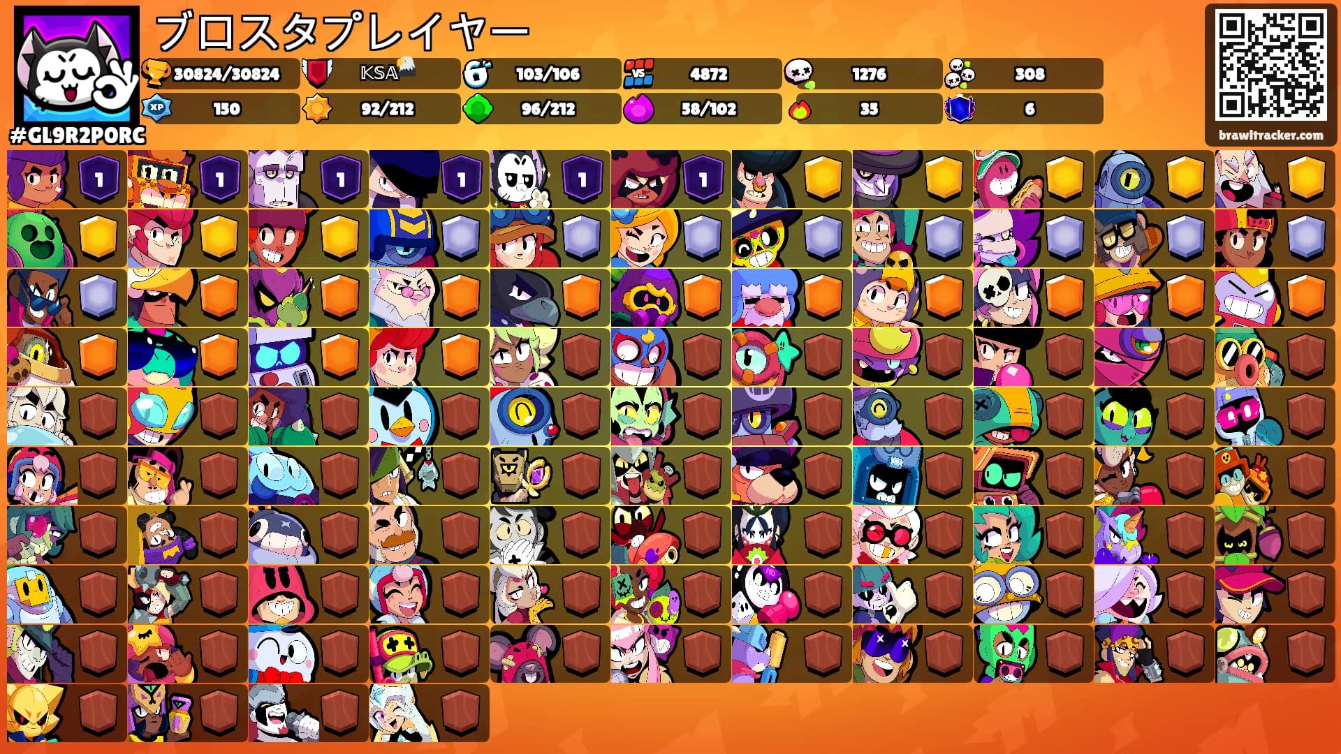 ブロスタプレイヤー's Ranks