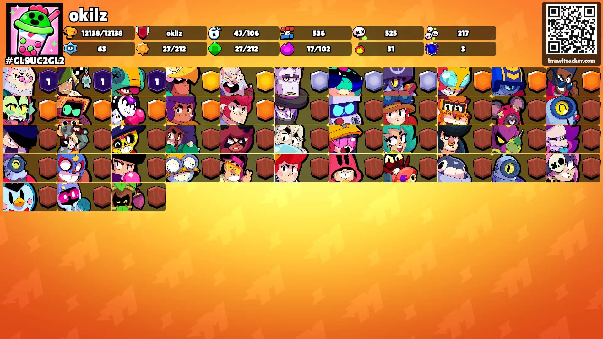 okilz's Ranks