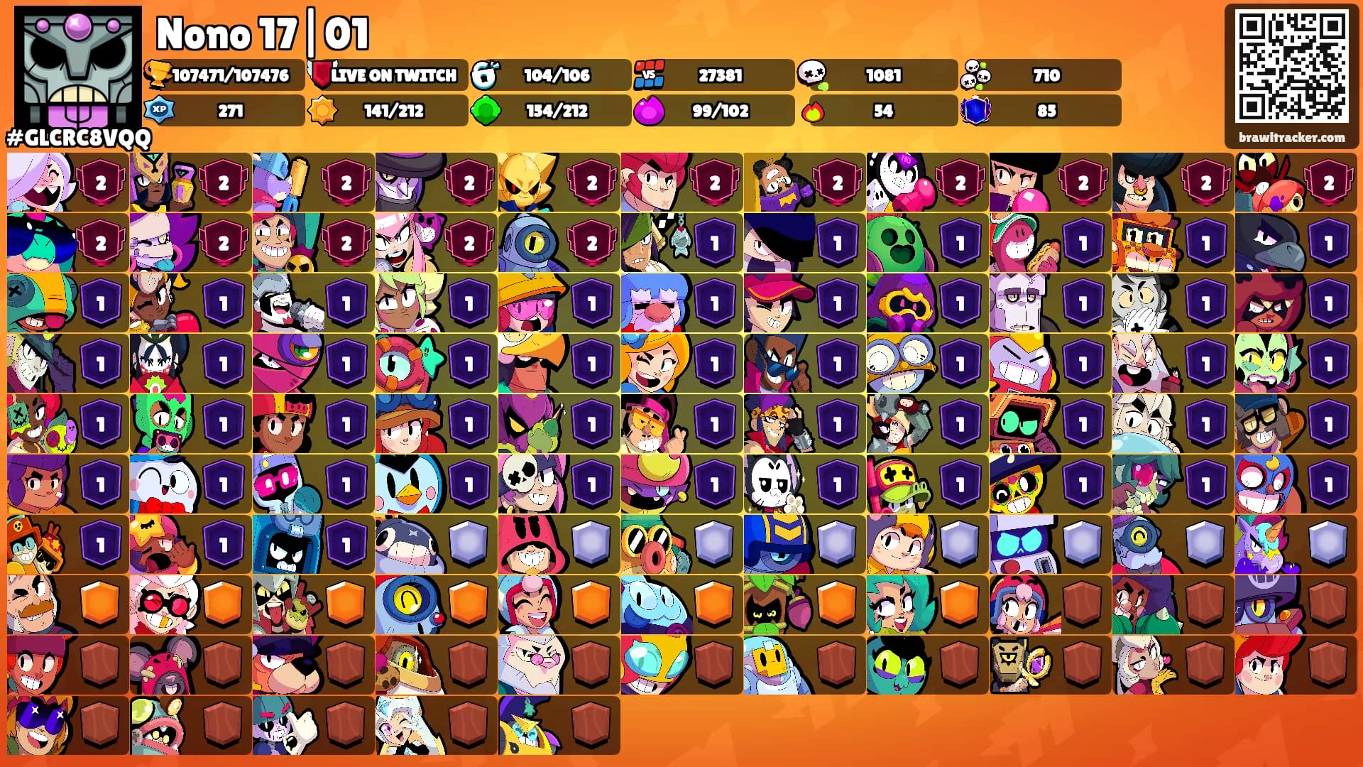 Nono 17|01's Ranks