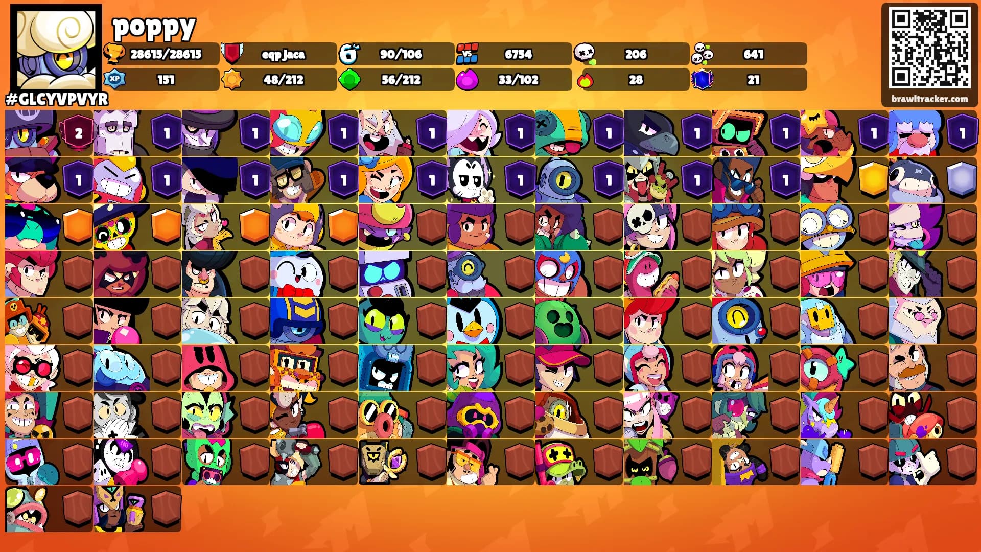 poppy's Ranks