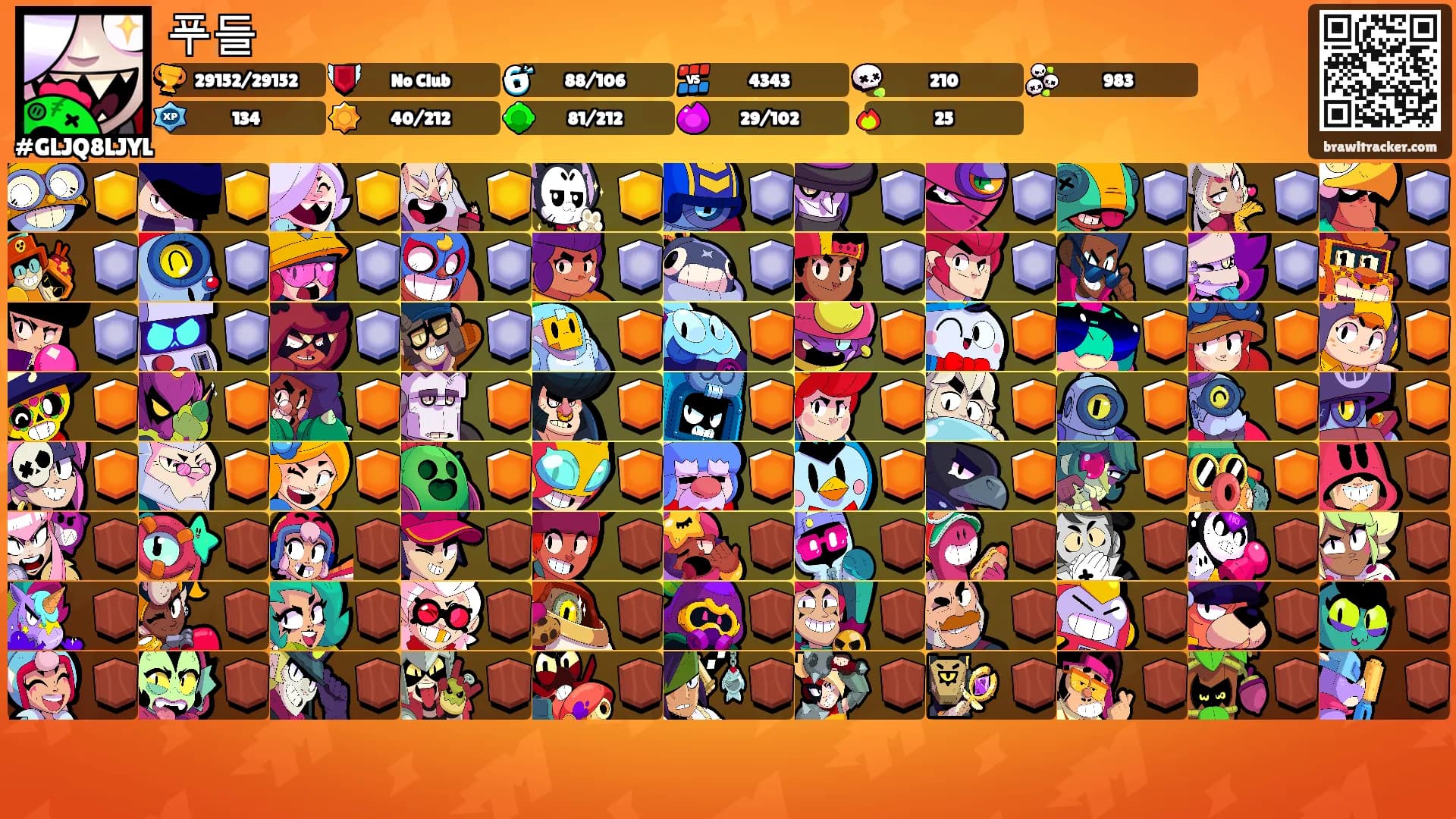 푸들's Ranks