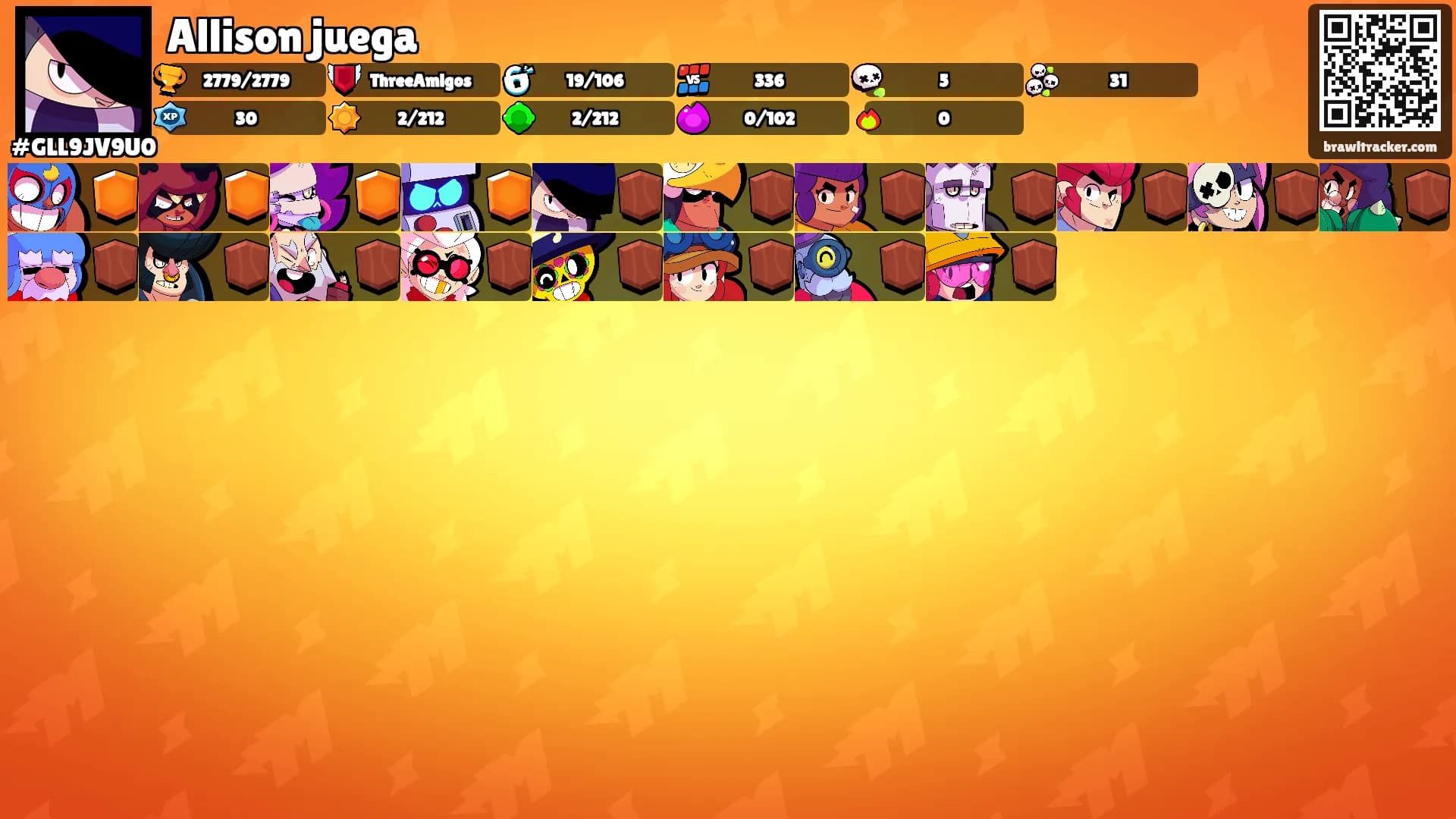 Allison juega's Ranks