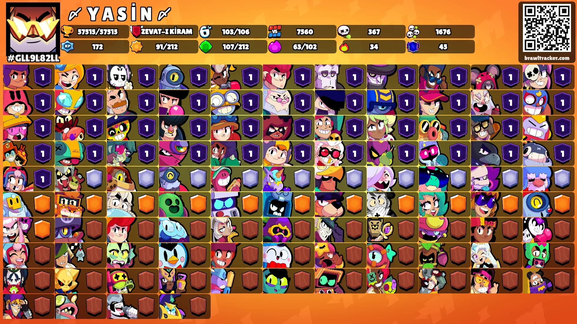 〆 Y A S İ N 〆's Ranks