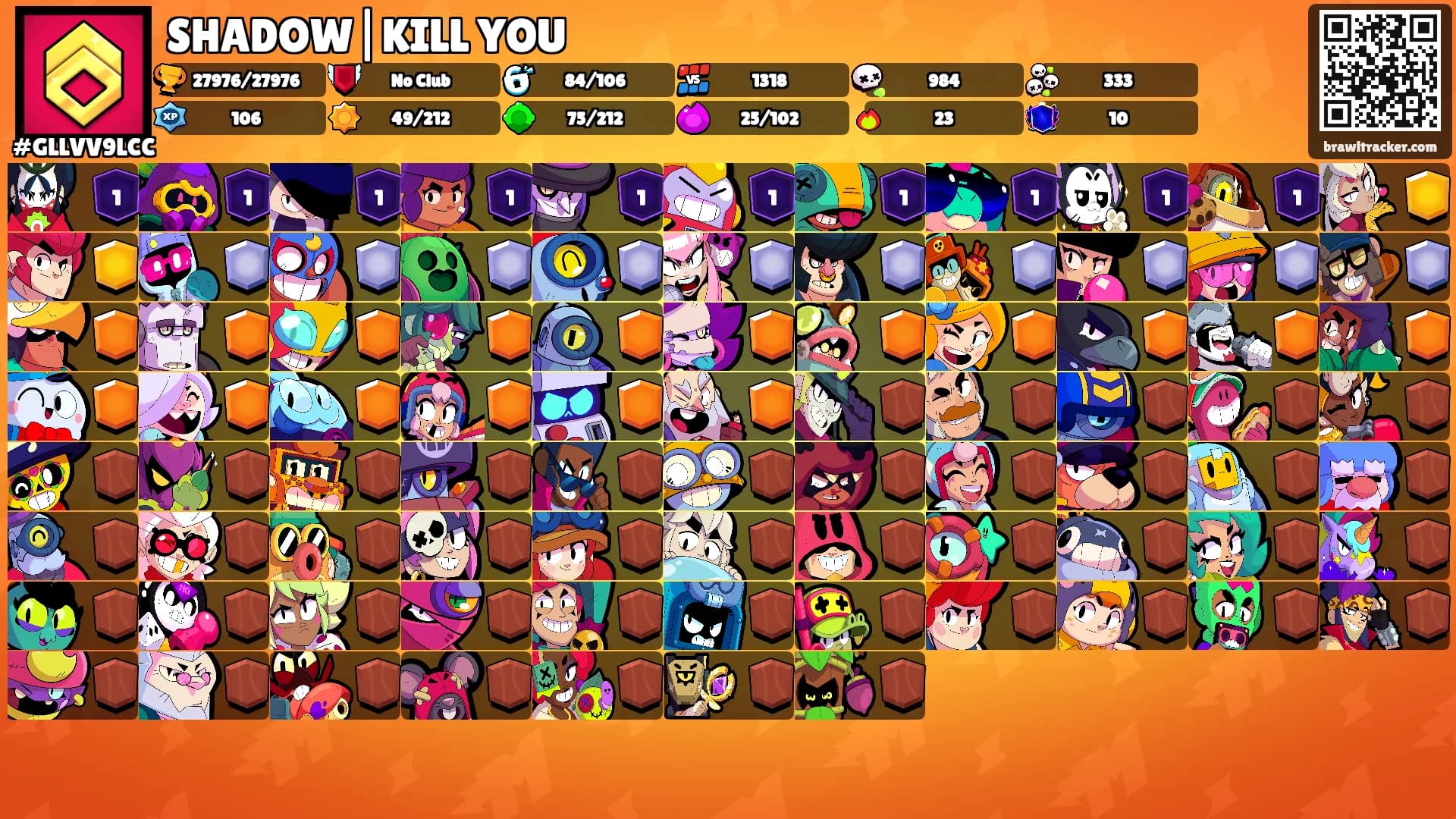 SHADOW|KILL YOU's Ranks