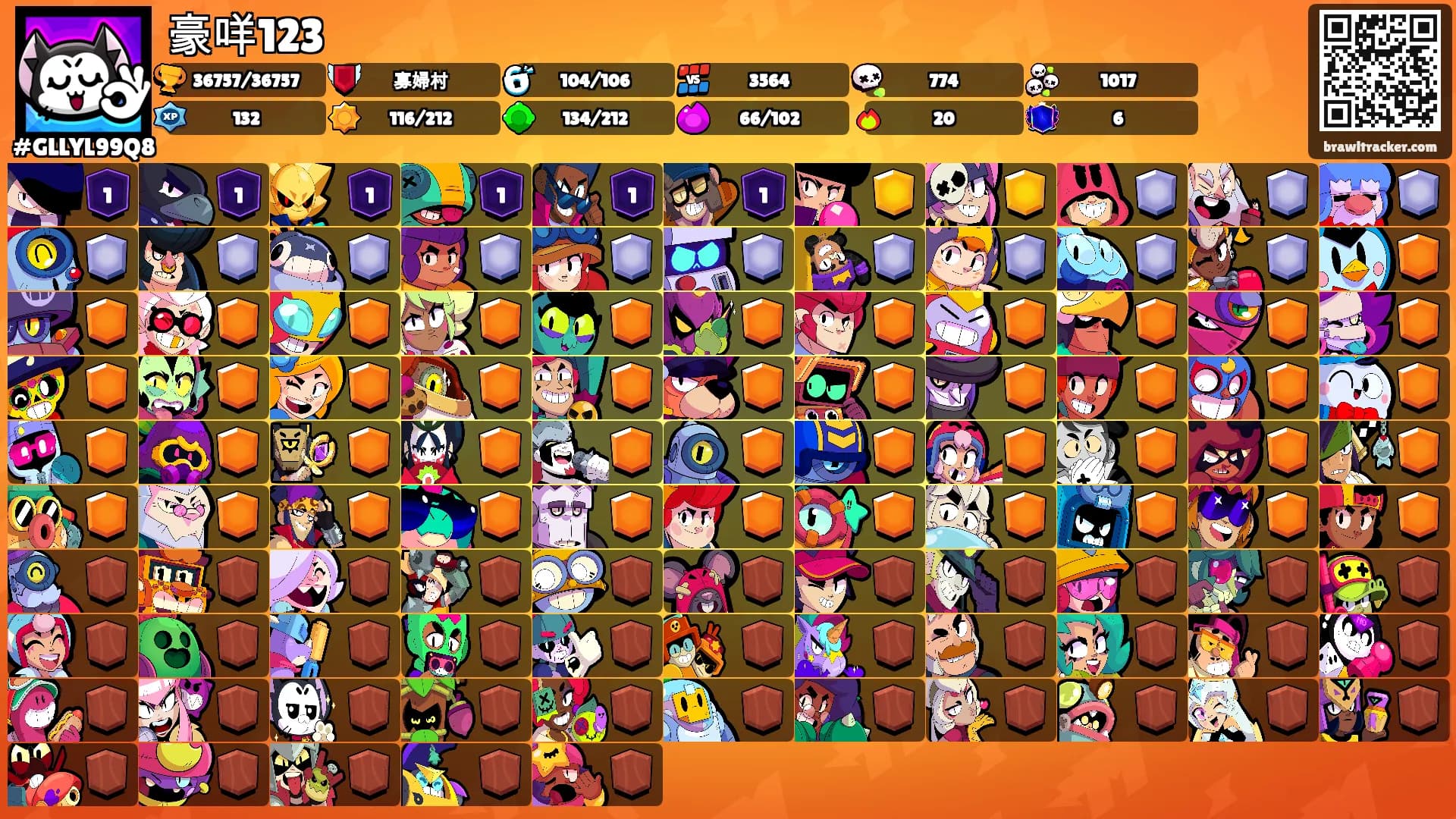 豪咩123's Ranks