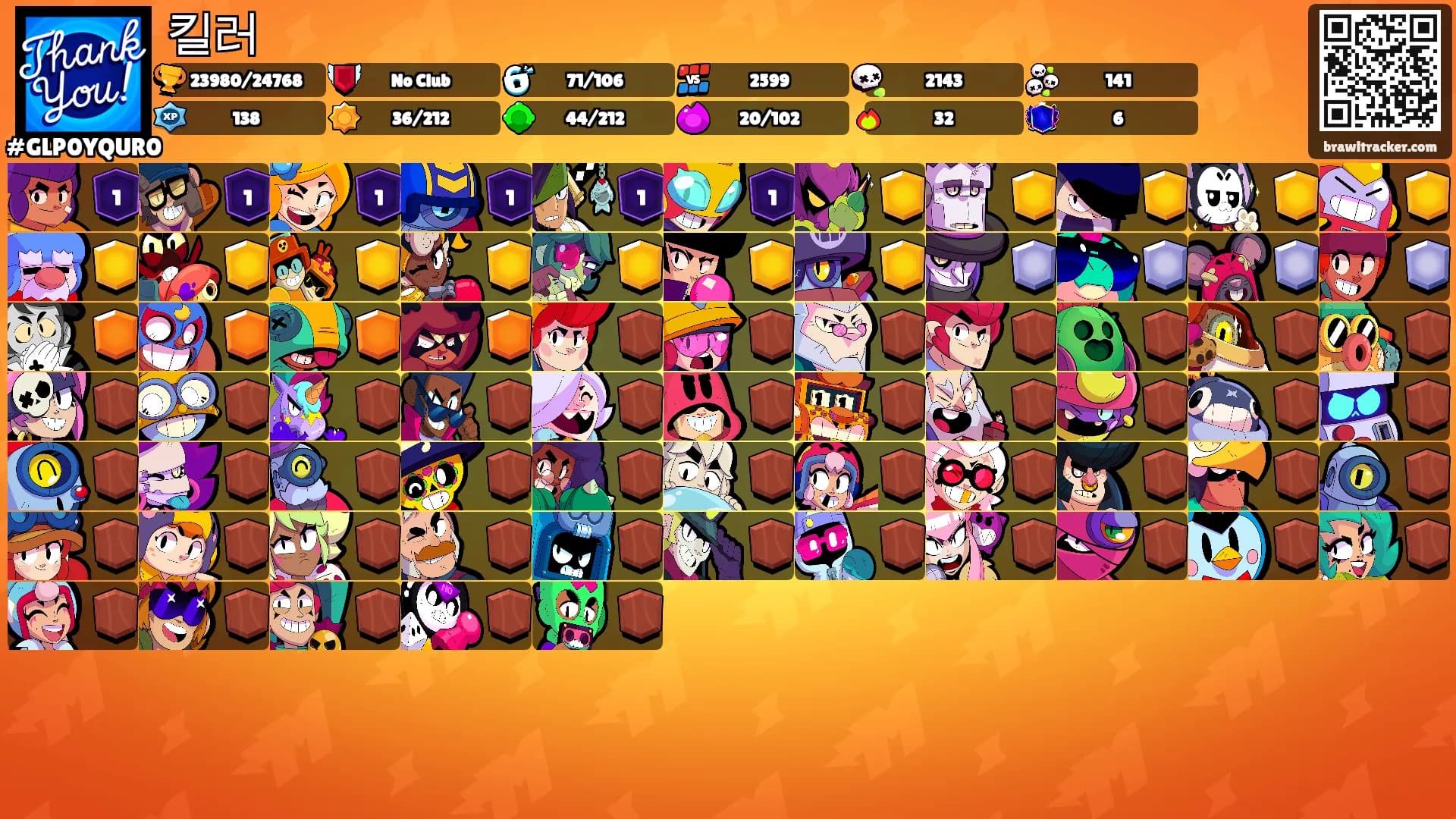 킬러's Ranks
