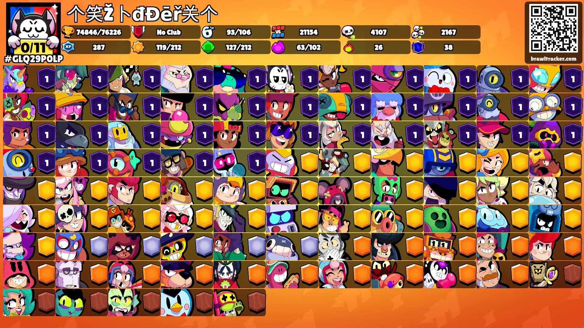 个笑Ž卜đĐēř关个's Ranks