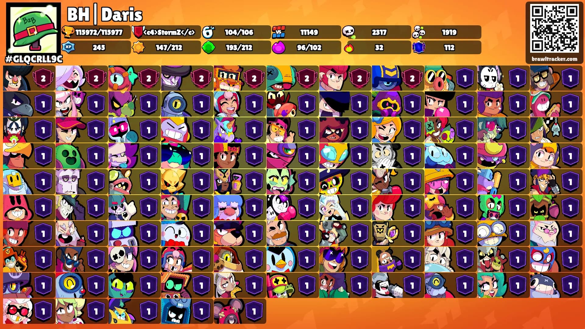 BH|Daris's Ranks