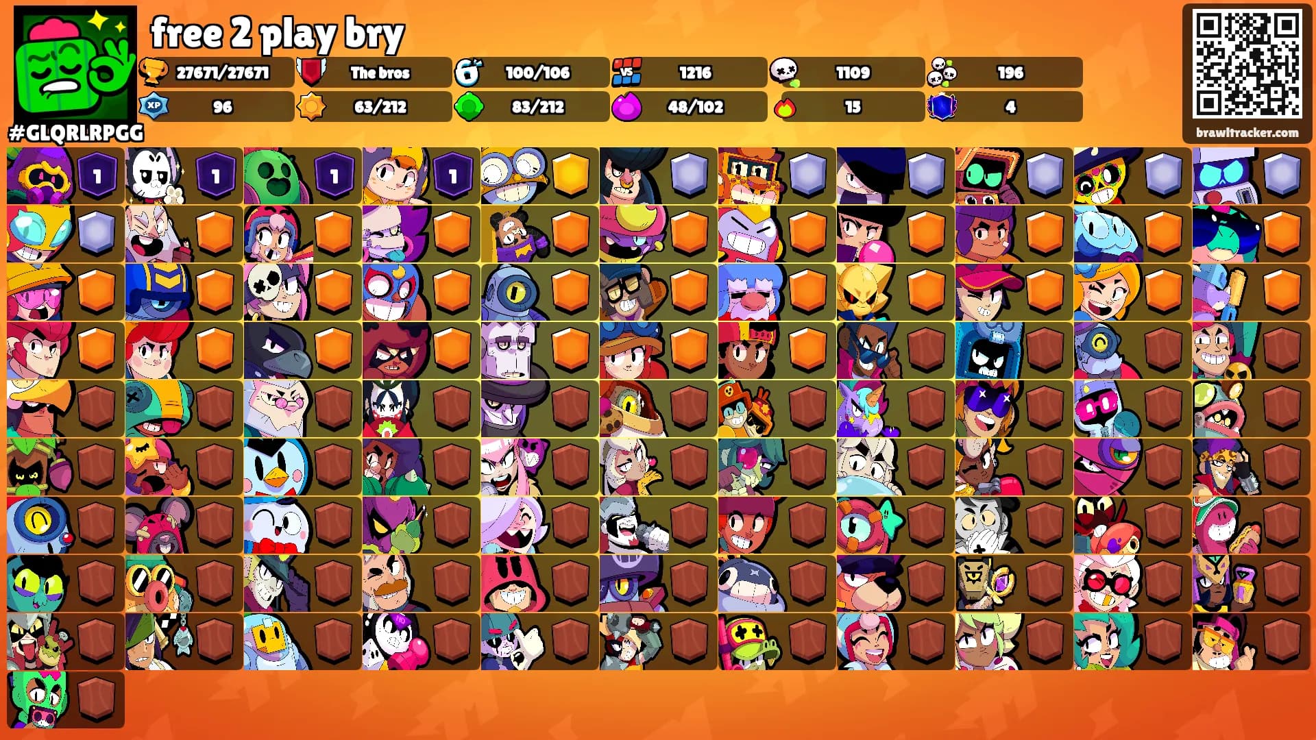 free 2 play bry's Ranks