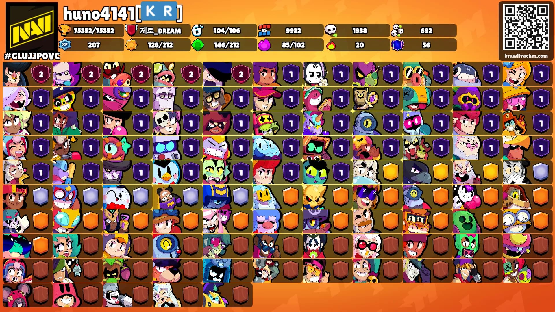 huno4141[🇰🇷]'s Ranks