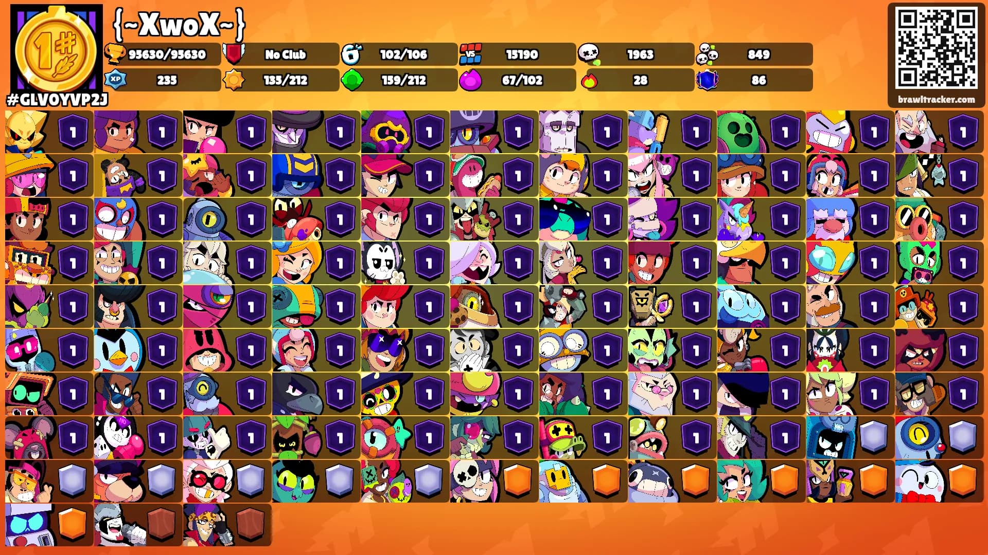 {~XwoX~}'s Ranks