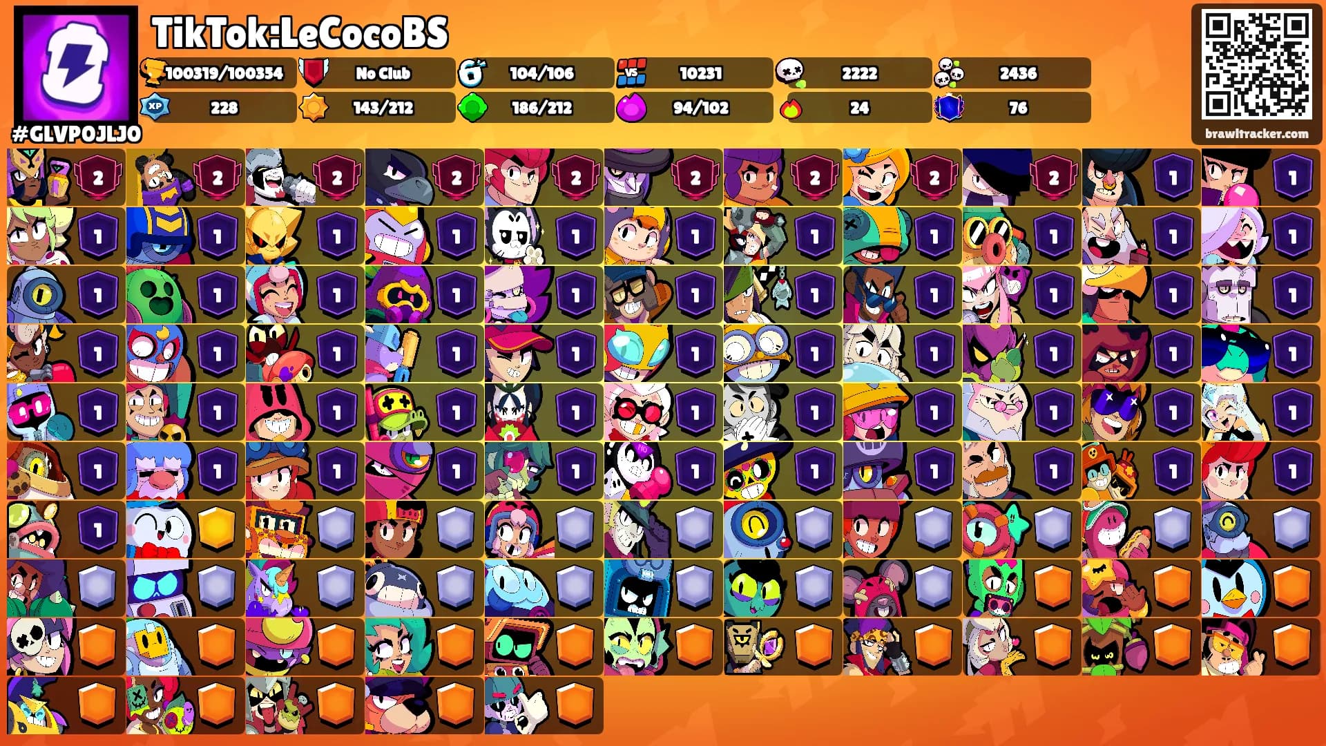 TikTok:LeCocoBS's Ranks