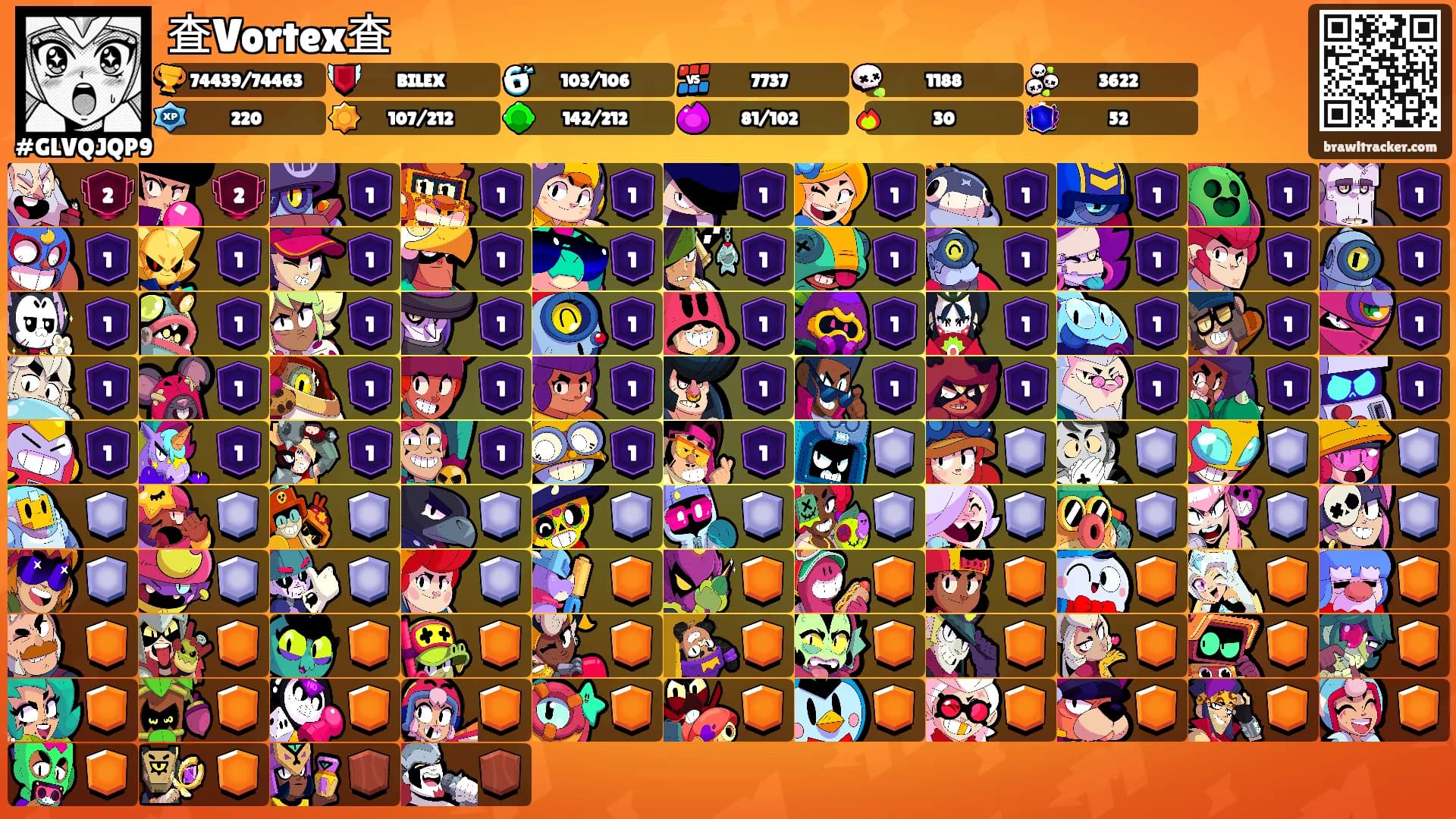 査Vortex査's Ranks