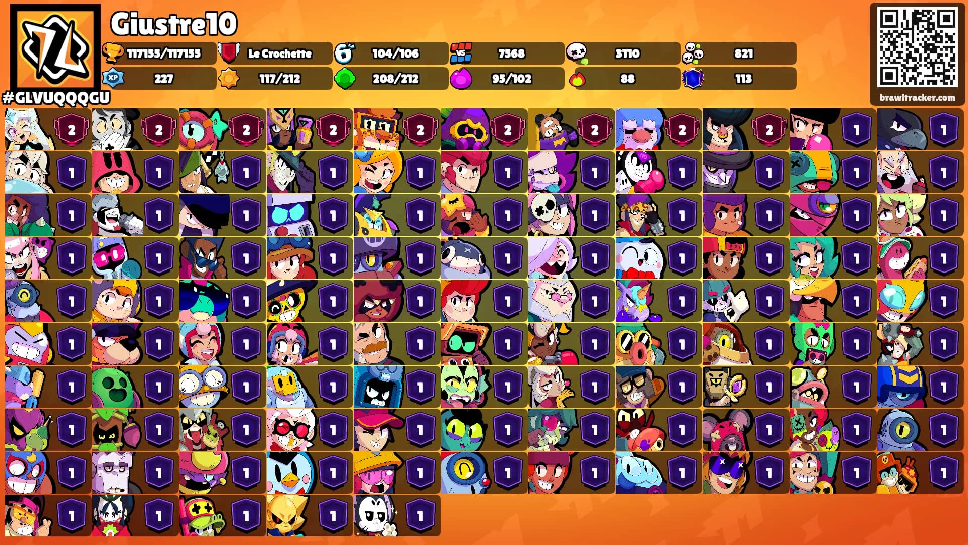 Giustre10's Ranks