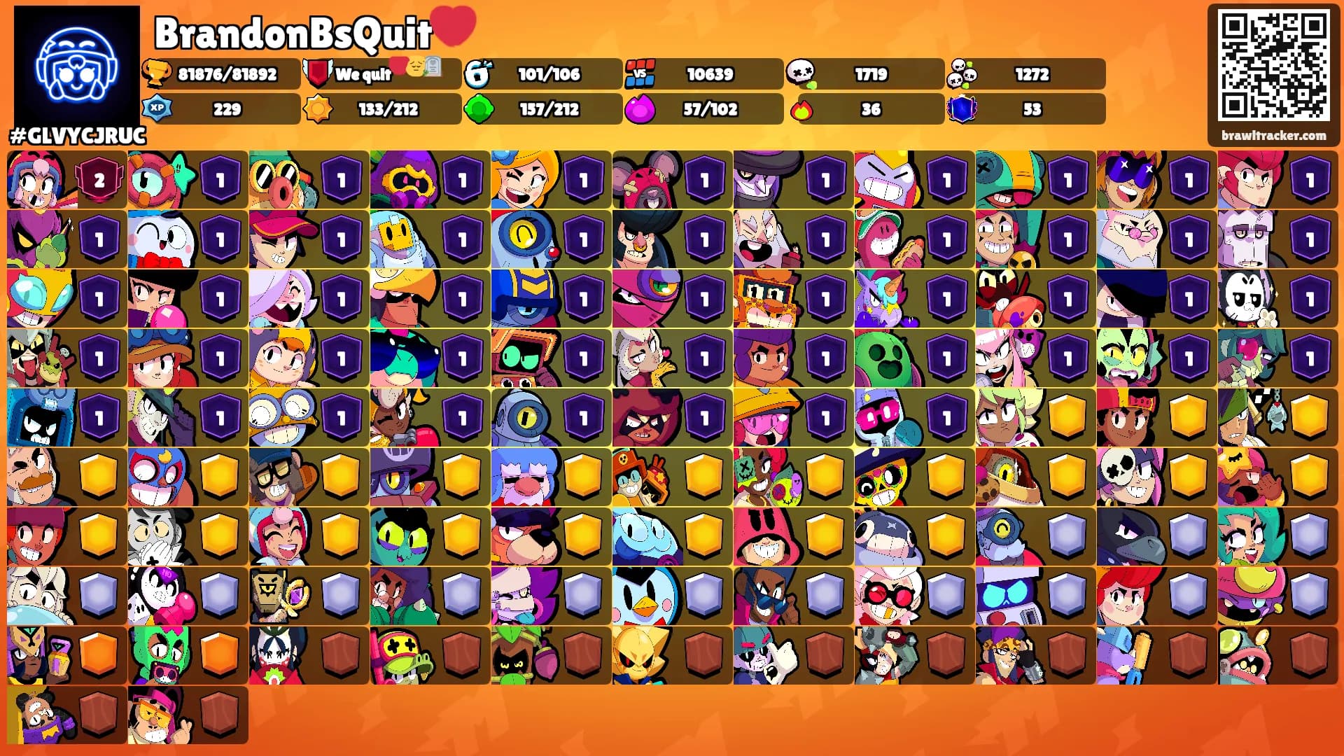 BrandonBsQuit💔's Ranks