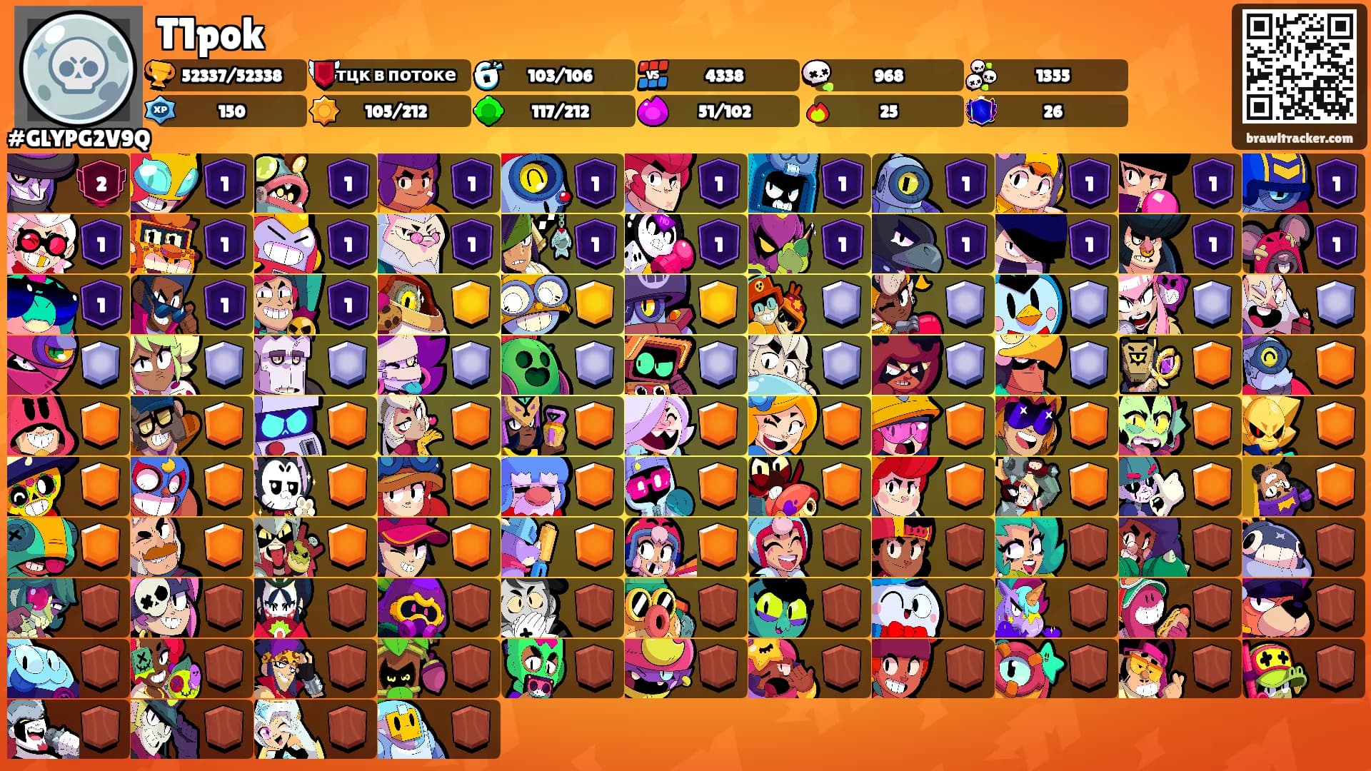T1pok's Ranks