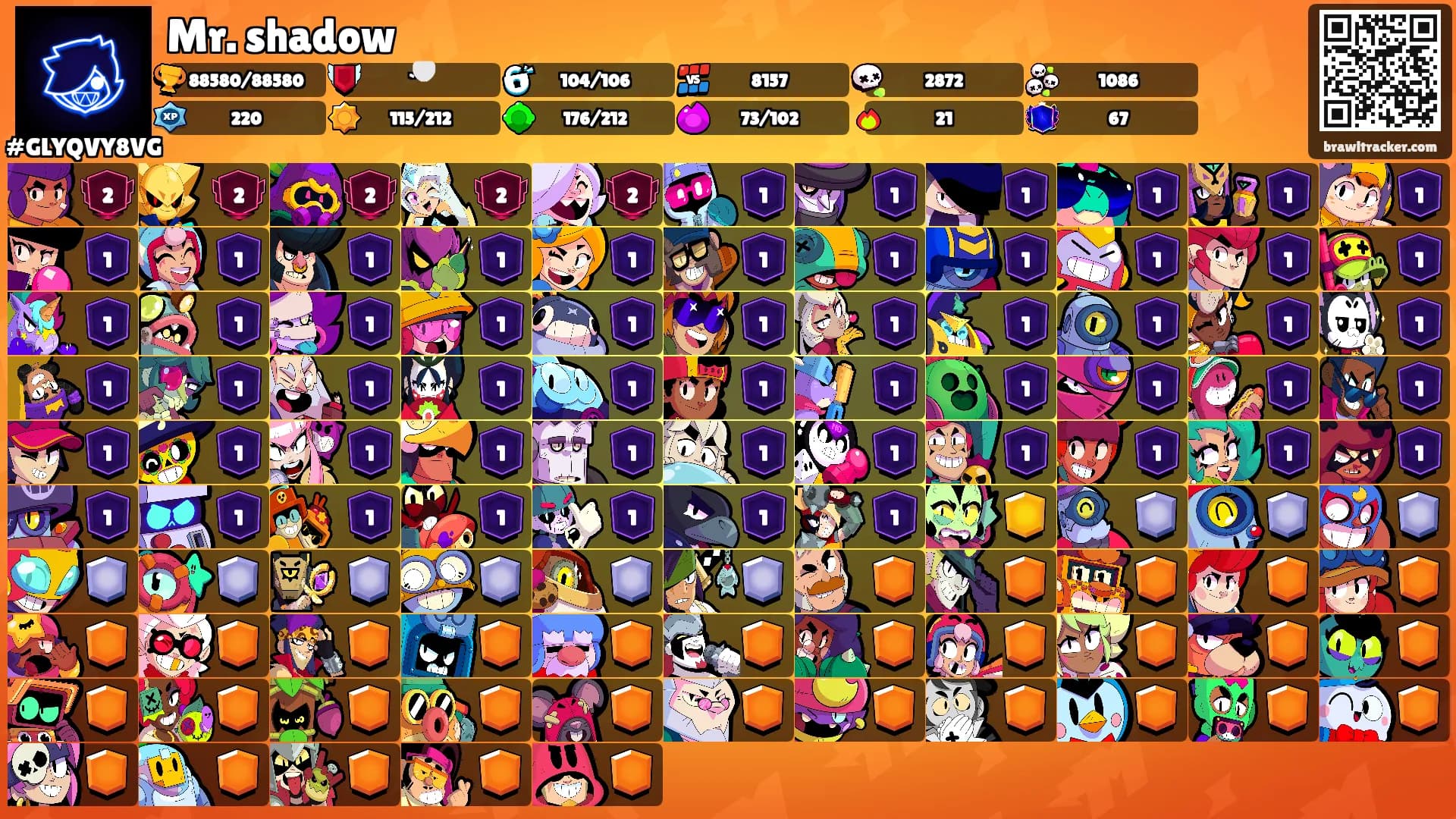 Mr. shadow's Ranks